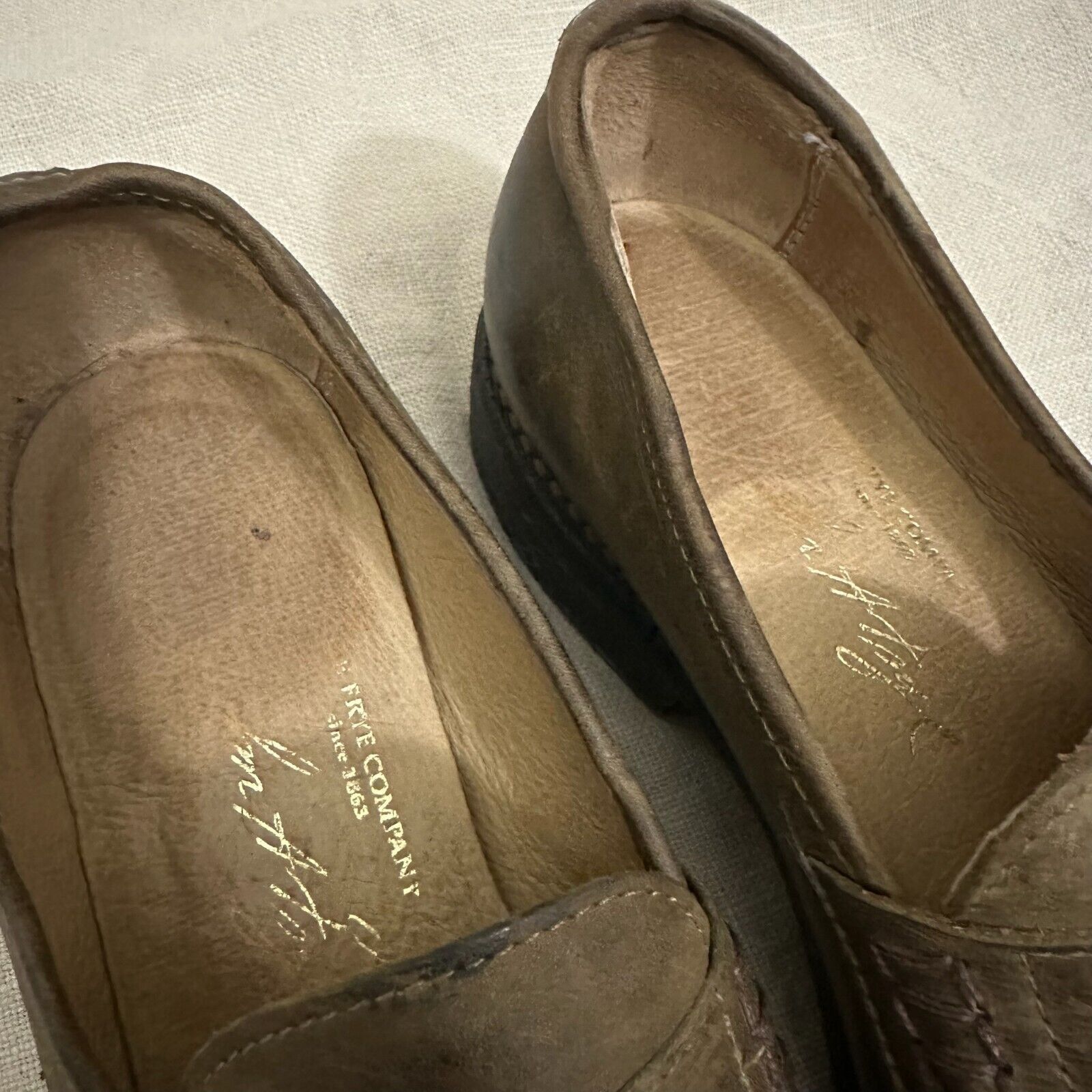 Frye FRYE John Addison Penny Loafers Leather Slip On Shoes Size US 8 / EU 41 - 11 Thumbnail