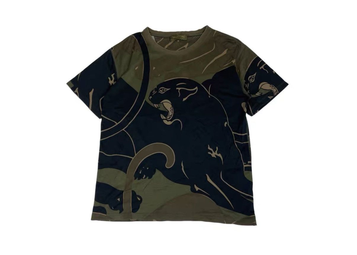 Valentino Valentino Camouflage Leopard Print T-Shirt J31 Size US M / EU 48-50 / 2 - 1 Thumbnail