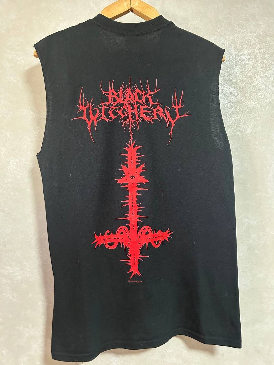 Band Tees × Vintage Black Witchery Vintage Metal Longsleeve Size US M / EU 48-50 / 2 - 2 Thumbnail