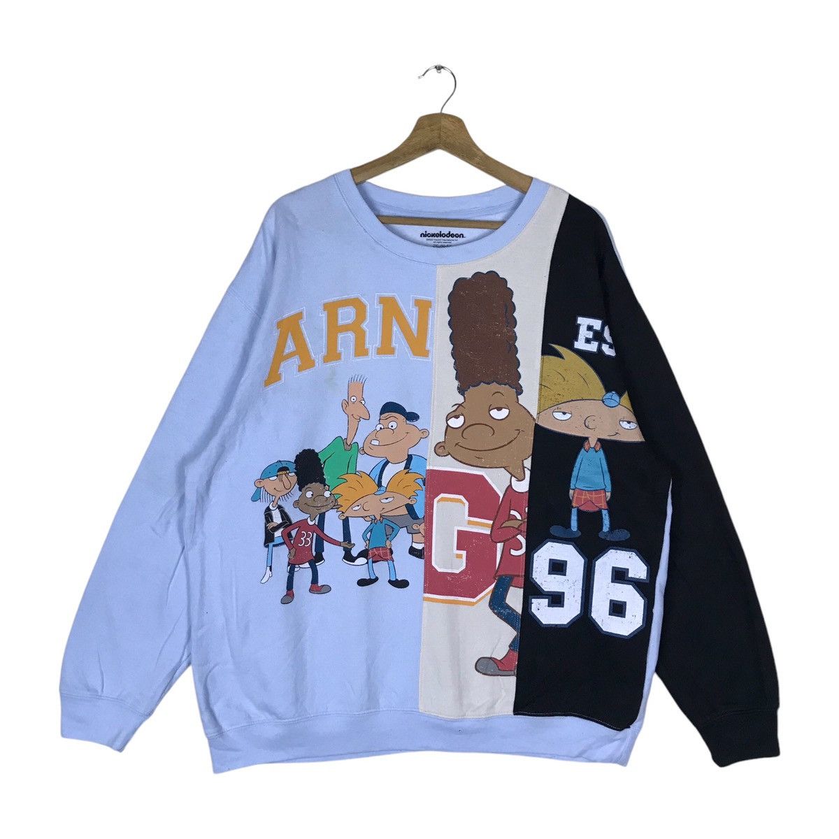 Nickelodeon Vintage Nickelodeon Hey! Arnold Cartoon Series Pullover Size US XXL / EU 58 / 5 - 1 Thumbnail