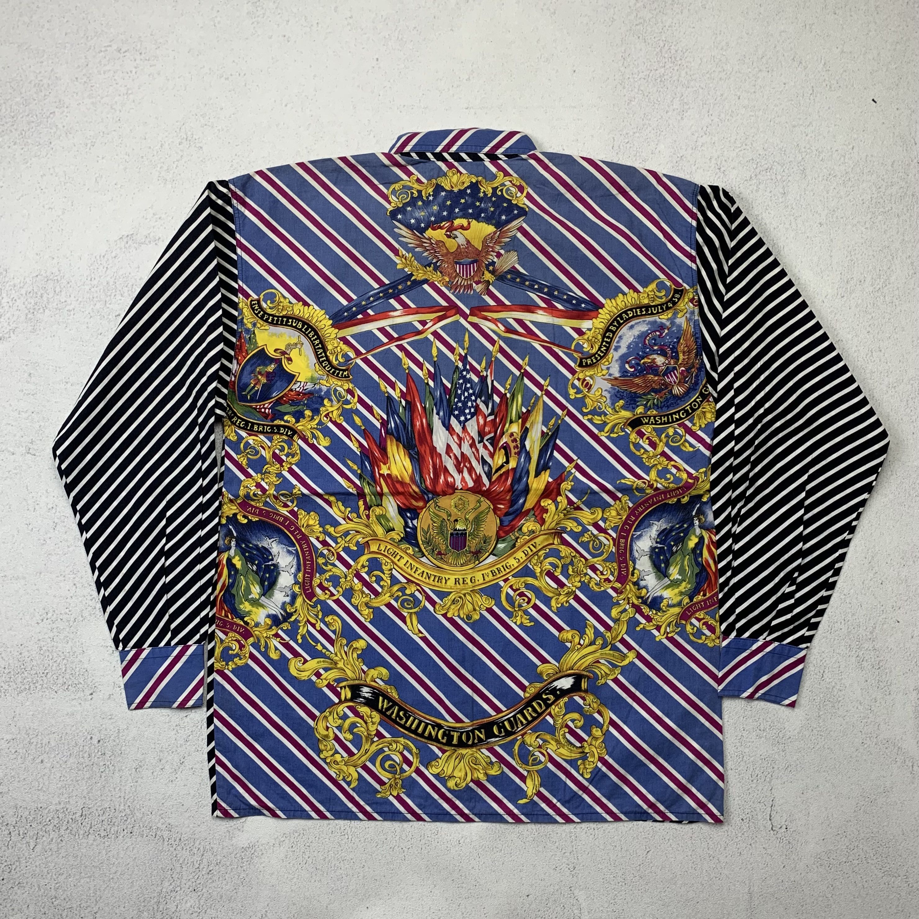 Versace Vintage Versace Jeans Couture Button Up Shirt Size US S / EU 44-46 / 1 - 1 Thumbnail