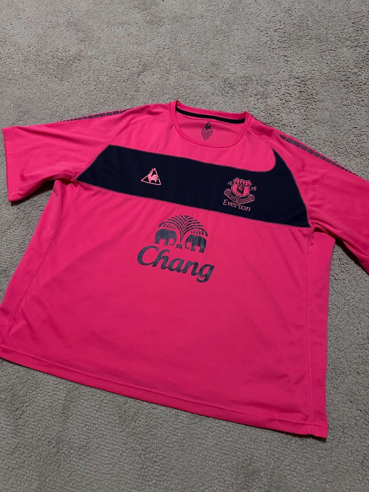 Le Coq Sportif LeCoqSportif Everton 2010/11 Football Shirt Soccer Jersey Size ONE SIZE - 2 Thumbnail