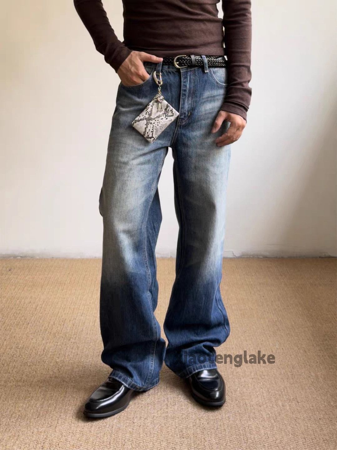 Jean zx washed faded cleanfit yuppie y2k flared jeans Size US 36 / EU 52 - 2 Thumbnail
