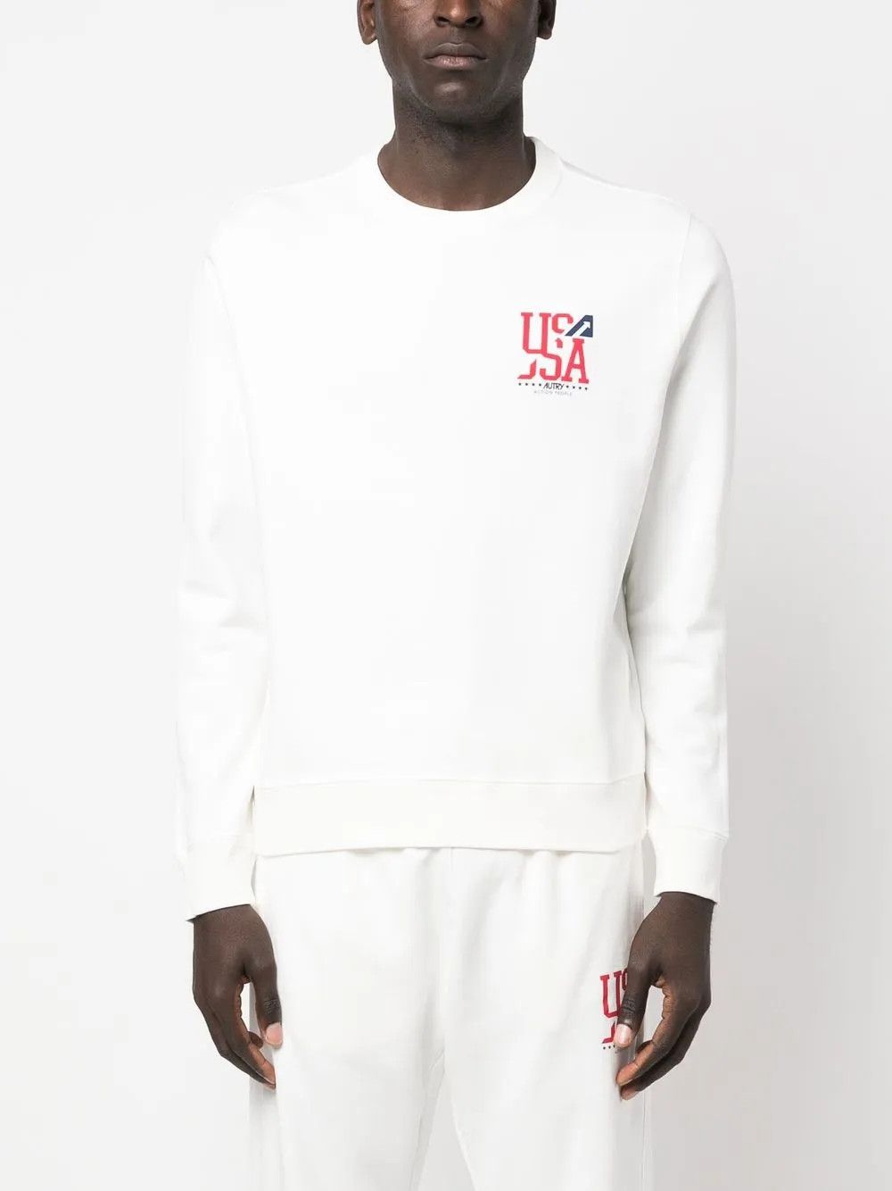 AUTRY o1y0526 Logo Sweatshirt in White Size US S / EU 44-46 / 1 - 3 Thumbnail