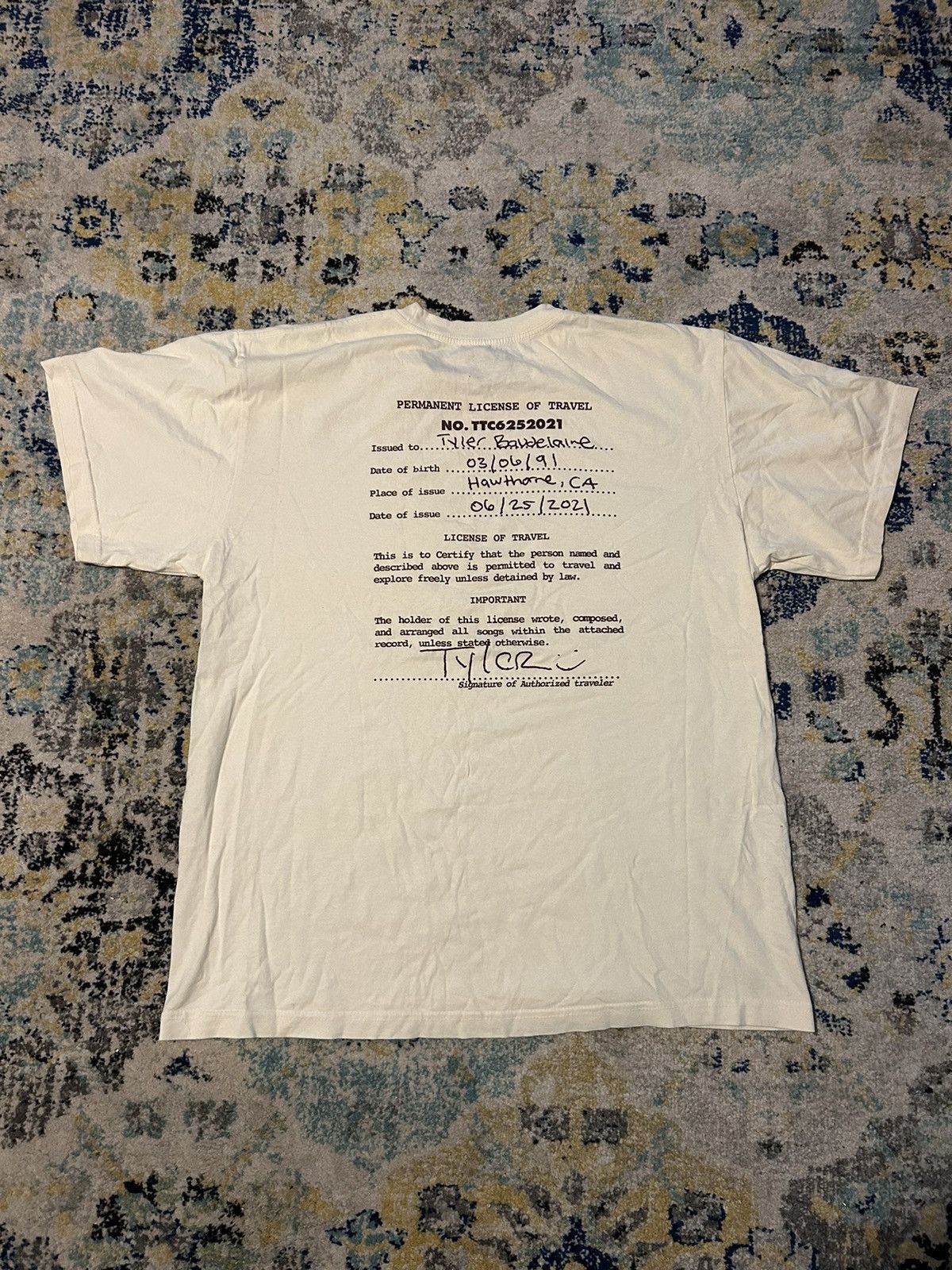 Golf Wang Golf wang call me if you get lost t shirt Size US L / EU 52-54 / 3 - 2 Thumbnail