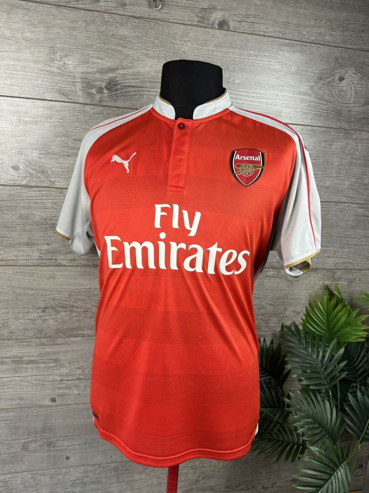 Puma × Vintage Arsenal 2015-16 Home Short Sleeve Shirt soccer jersey Size US XL / EU 56 / 4 - 2 Thumbnail