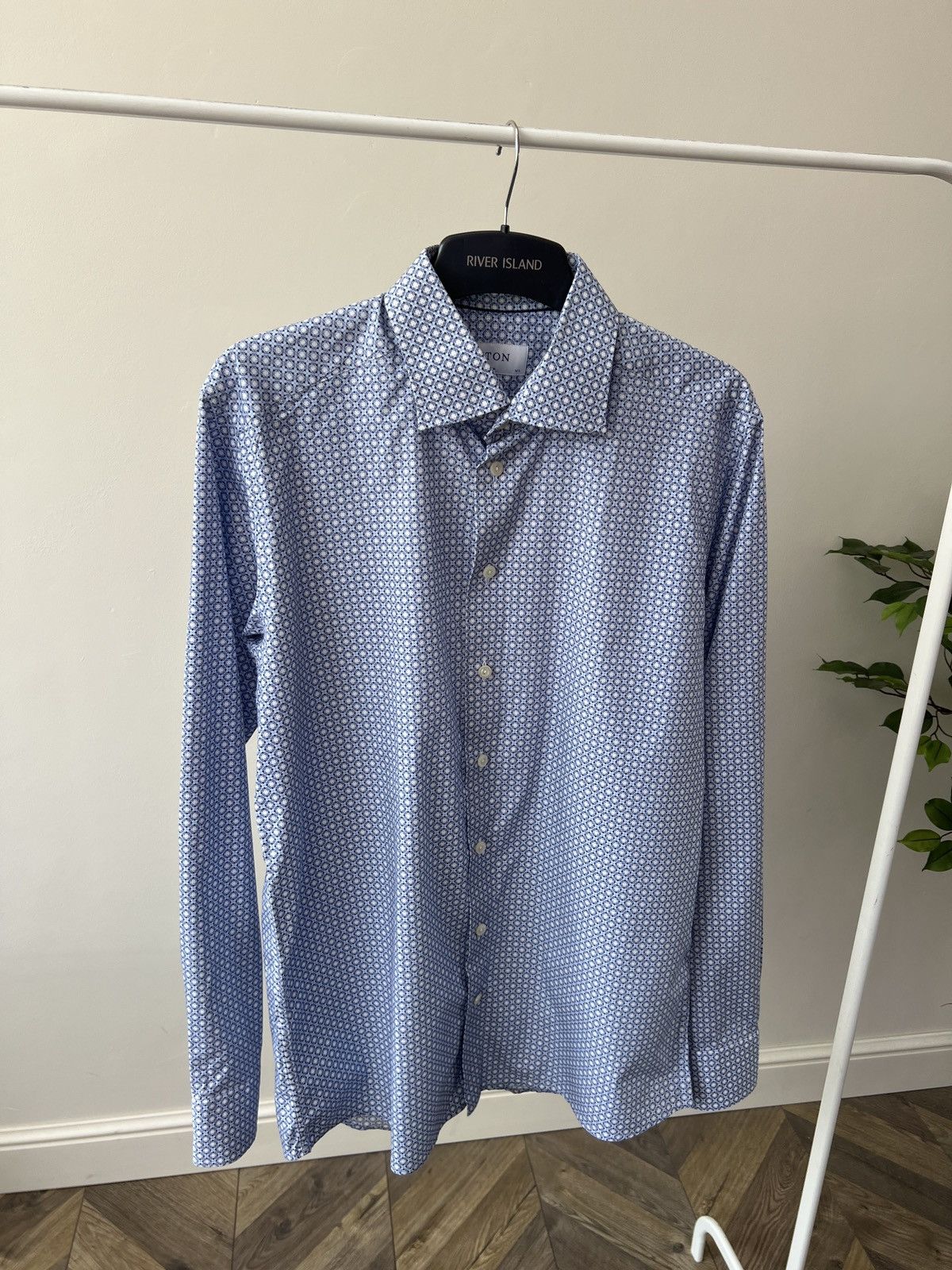 Eton × Vintage Vintage Eton Luxury Button Up Shirt Size US L / EU 52-54 / 3 - 5 Thumbnail