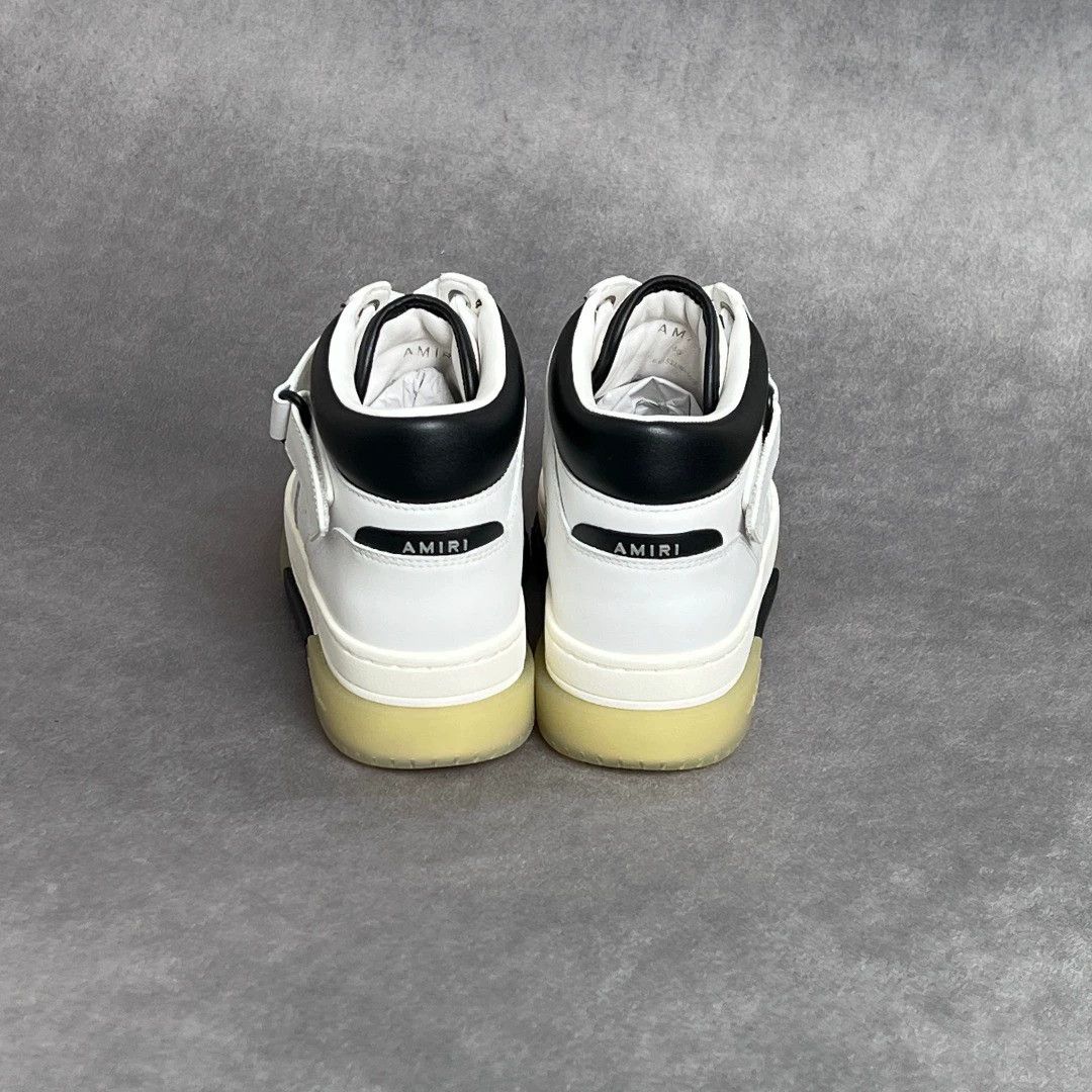 Amiri AMIRI White Leather High Top Sneakers Size US 7 / EU 40 - 3 Thumbnail