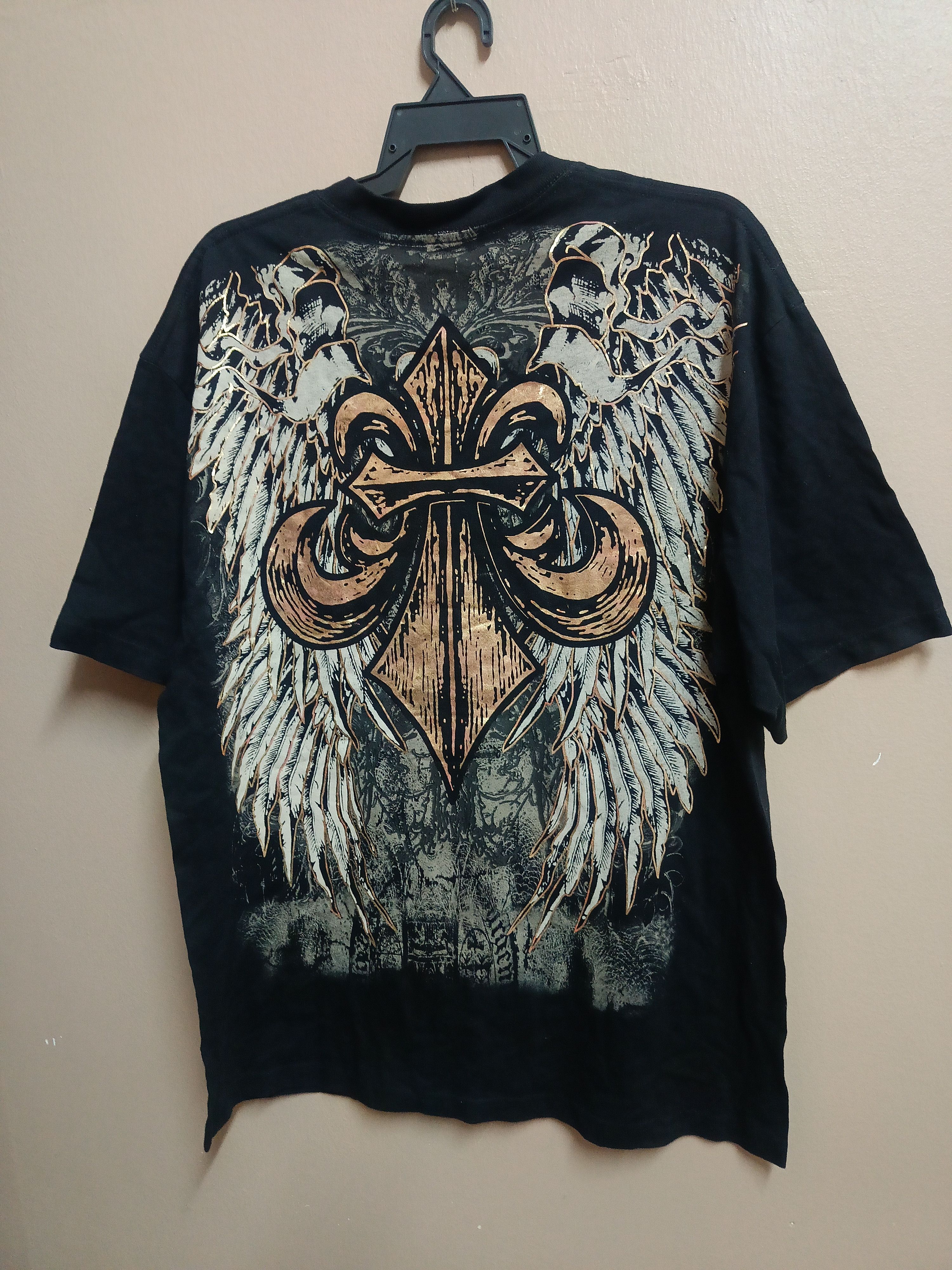 Affliction × Japanese Brand Vtg Revolution Affliction tees Size US L / EU 52-54 / 3 - 2 Thumbnail