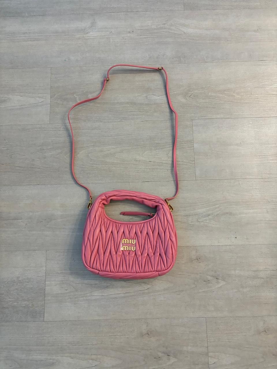 Miu Miu Miu Miu Small Wander matelassé nappa leather hobo bag Size ONE SIZE - 2 Thumbnail