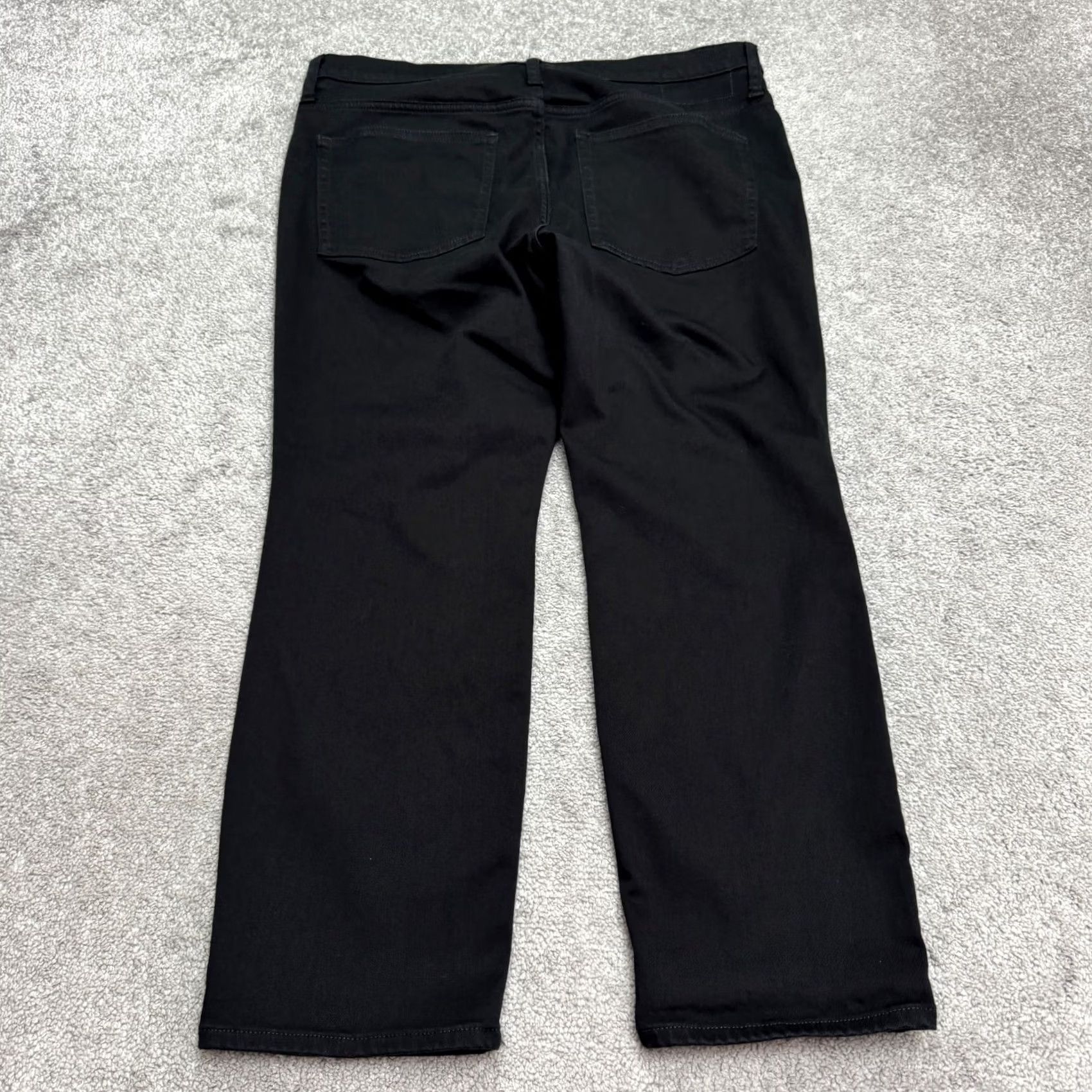 J.Crew J.Crew Slim Fit Straight Ankle Denim Jeans Womens 32 Petite Black 14 High Rise Size 24" / US 00 / IT 34 - 2 Thumbnail
