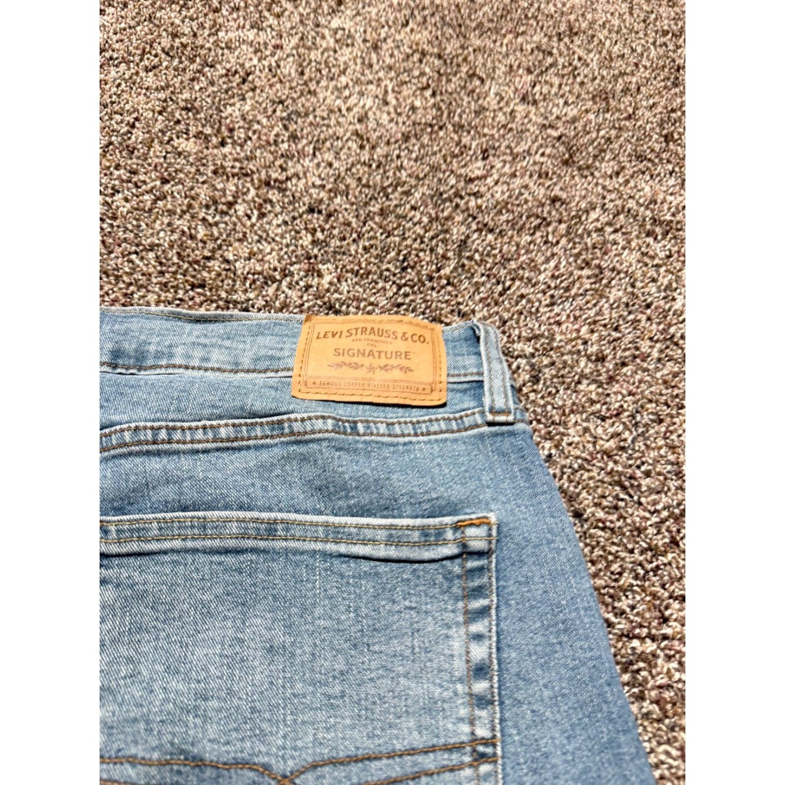 Levi's Levi's Jeans Relaxed 36 Blue Denim 36x32 Straight Flex Stretch Men Regular Size Levi's 500 Series Jeans Mens Blue 5-Pocket Design Size US 36 / EU 52 - 2 Thumbnail