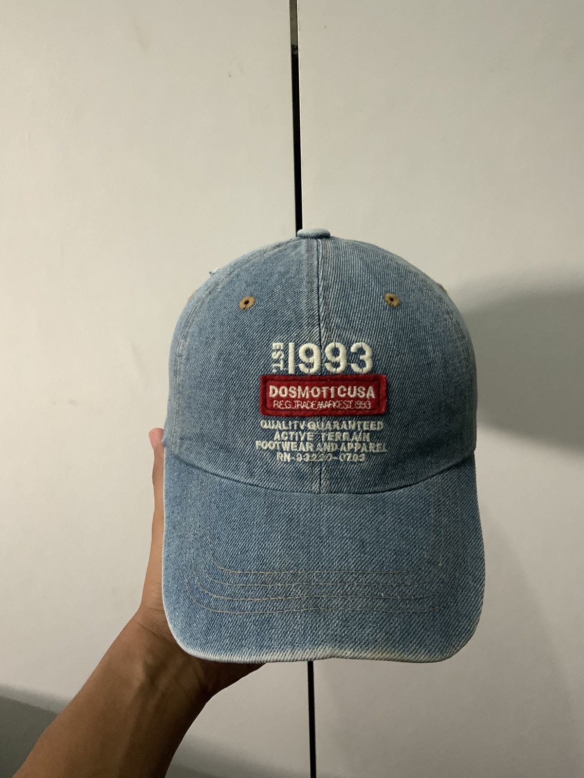 Hat Club Dosmoticusa Light Wash Denime Hat Size ONE SIZE - 5 Thumbnail