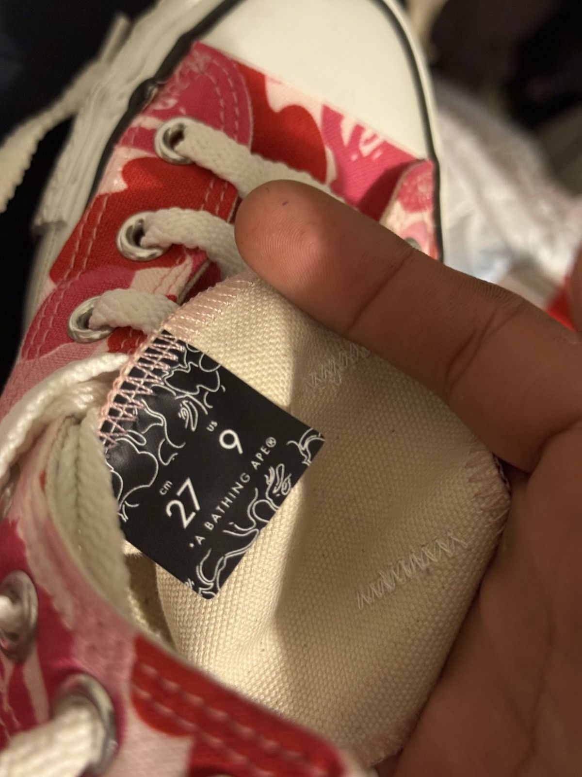 Bape BAPE APE STA HI ABC CAMO PINK RED Size US 9 / EU 42 - 10 Thumbnail