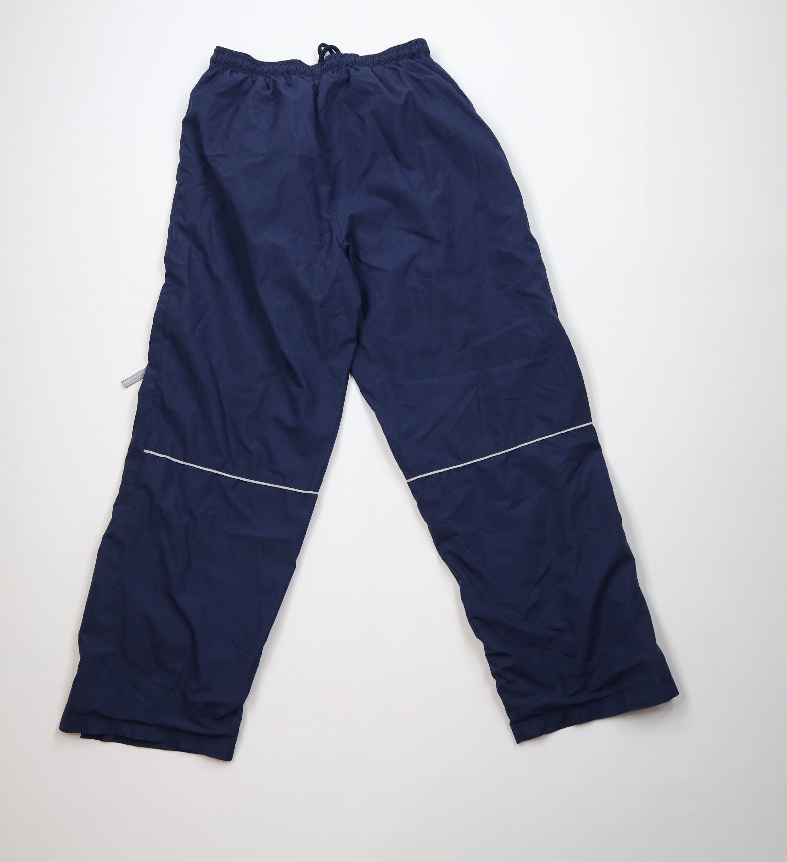 Champion Vintage 90s Champion Spell Out Lined Wide Leg Pants Blue Size US 34 / EU 50 - 11 Thumbnail