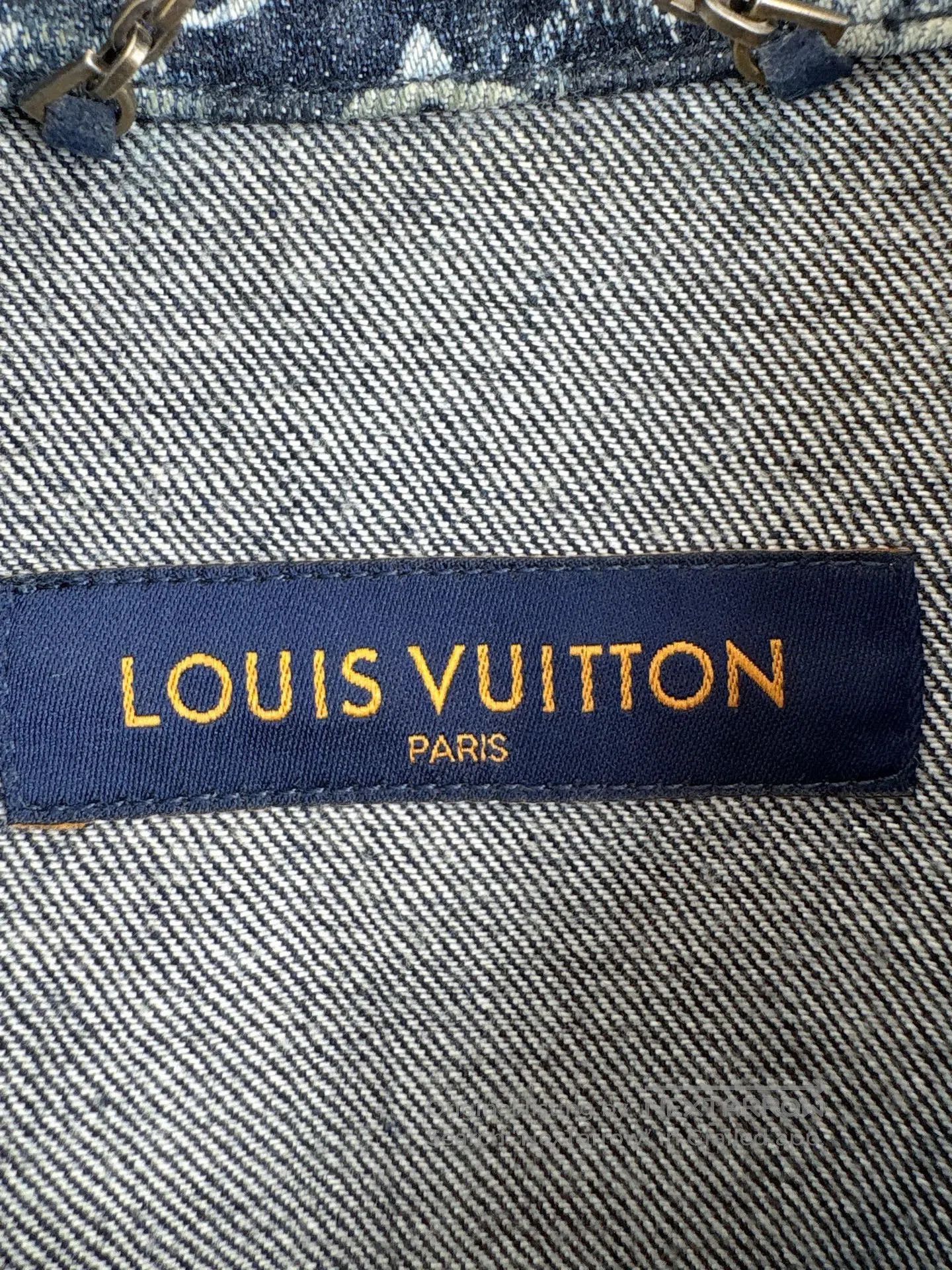 Louis Vuitton Louis Vuitton LV Logo Denim Short Sleeve Shirt. Size US L / EU 52-54 / 3 - 5 Thumbnail