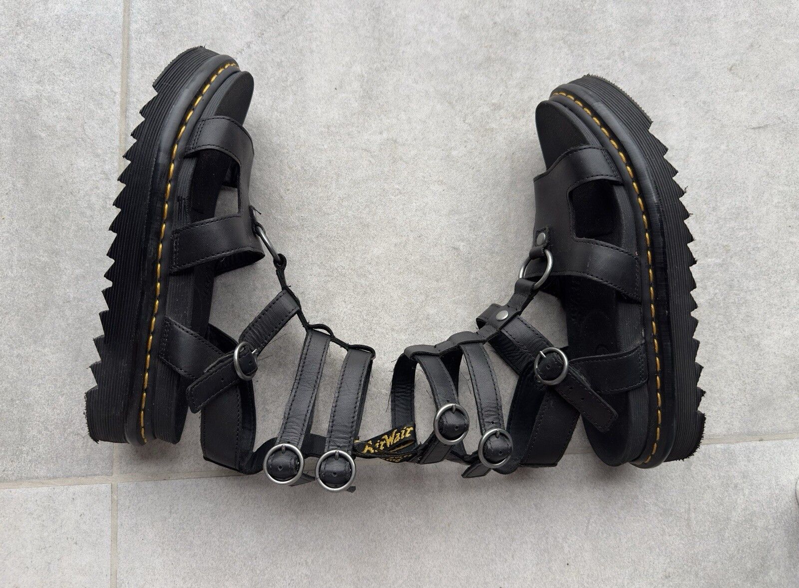 Dr. Martens Dr. Martens Womens Adaira Sandals Gladiator Chunky Platform Size US 11 / IT 41 - 3 Thumbnail