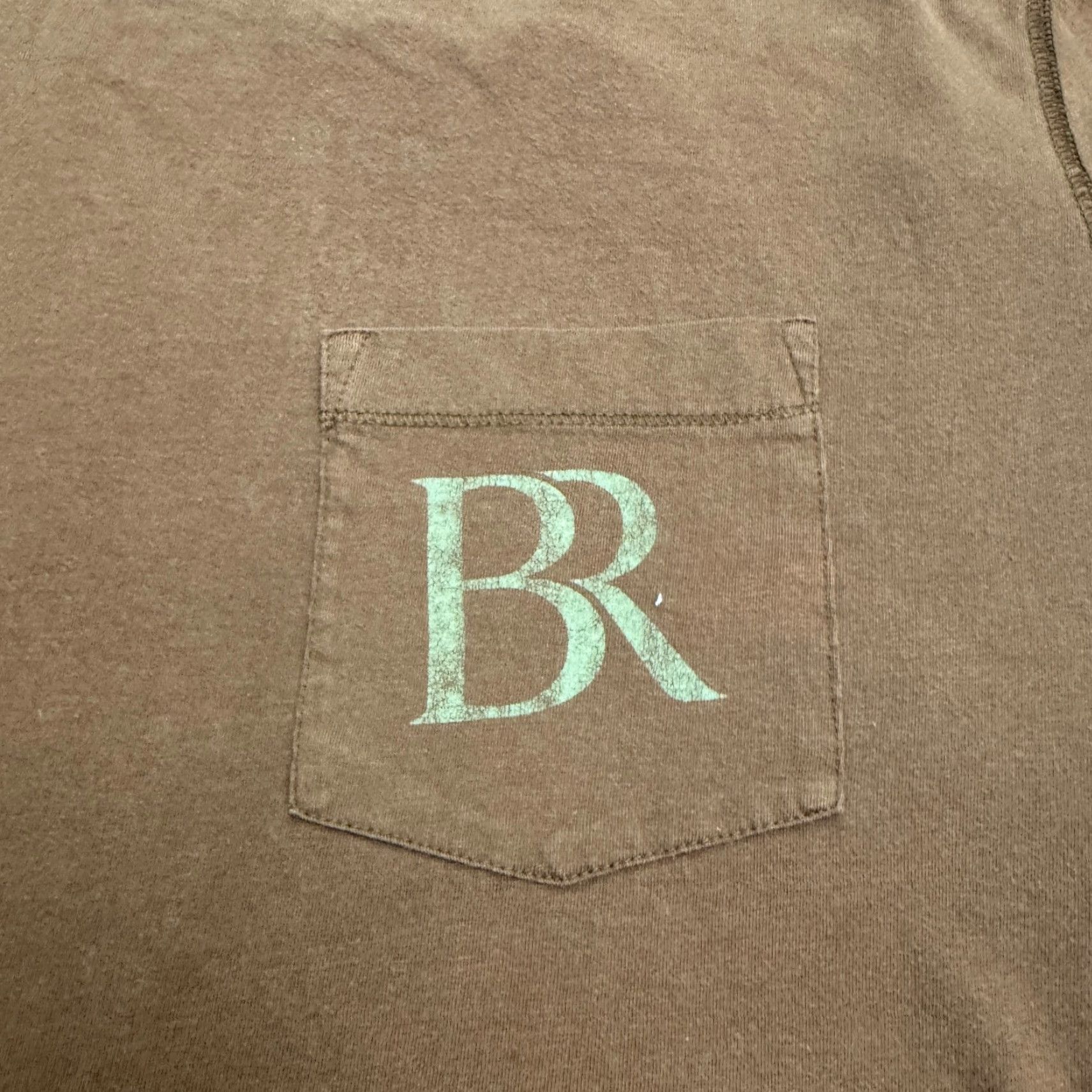 Banana Republic Banana Republic Graphic T-Shirt Mens XL Brown Crew Neck Pocket Tee Cotton Polyester Regular Short Sleeve Size US XL / EU 56 / 4 - 5 Thumbnail