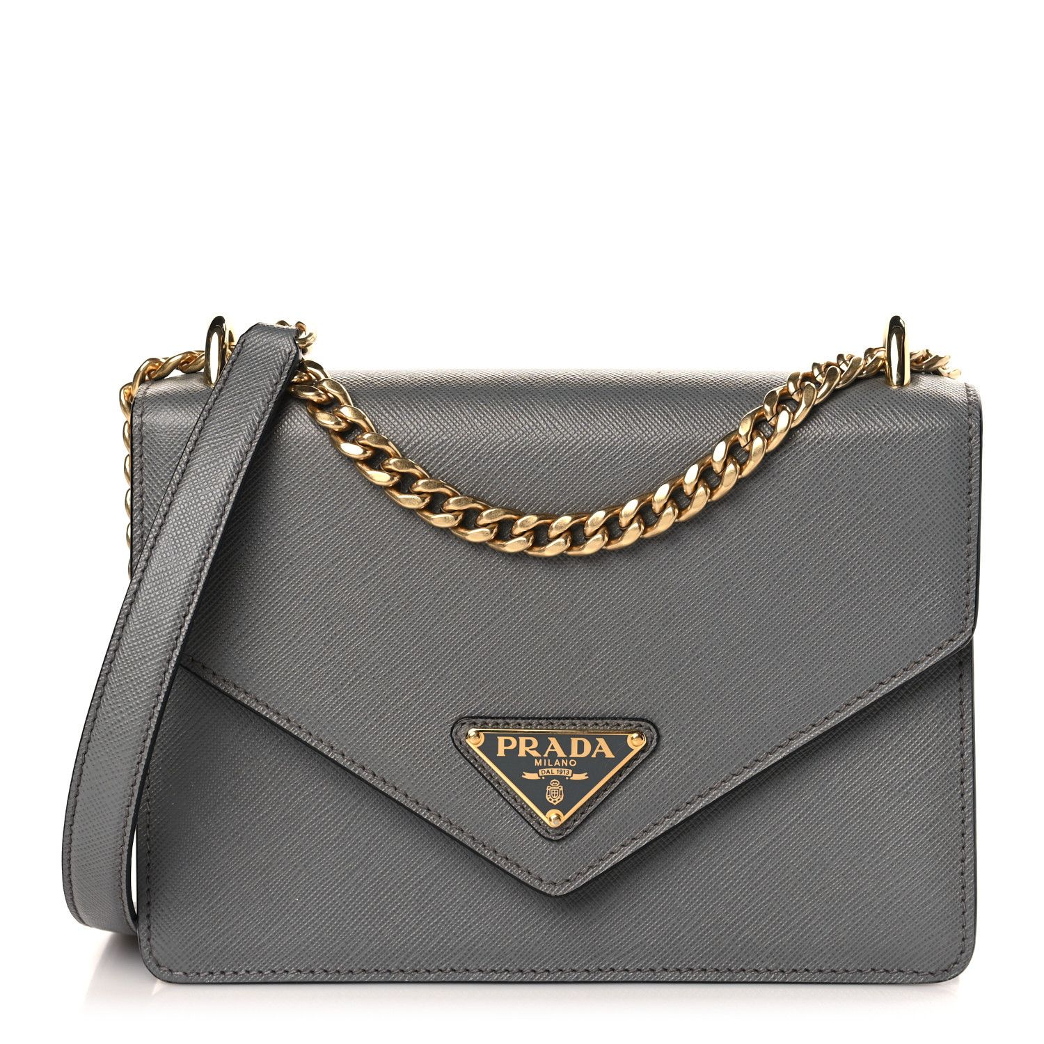 Prada o1srvl11e0624 Size: OS / Shoulder Bag in Grey Size ONE SIZE - 1 Thumbnail