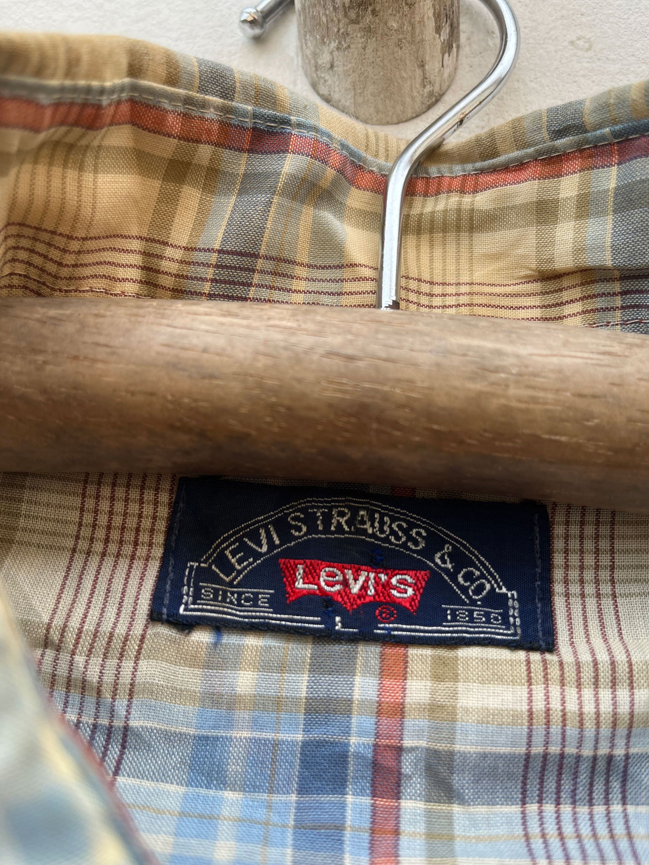 Other True Vintage Levis BiG E Pearl Snap Western Long Sleeve Size US L / EU 52-54 / 3 - 3 Thumbnail