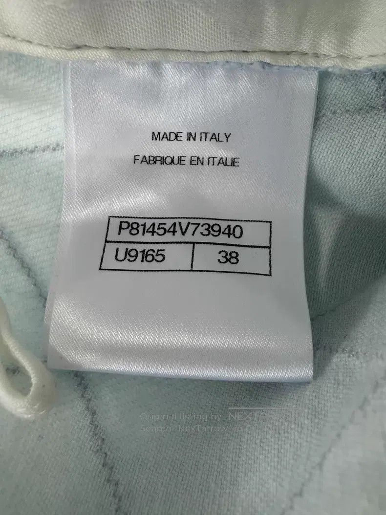 Chanel Chanel Light blue plaid jeans Size 25" / US 0 / IT 36 - 6 Thumbnail