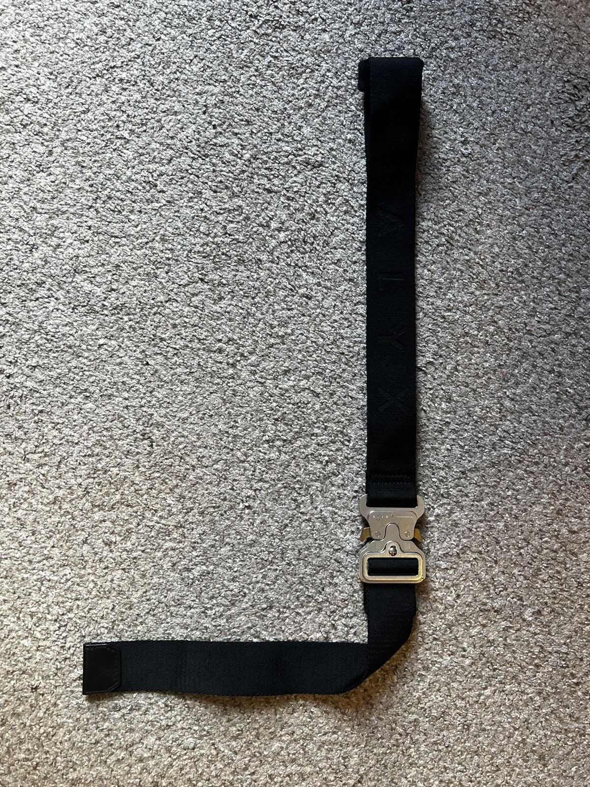 image of 1017 Alyx 9Sm x Alyx Roller Coaster Belt in Black, Men's