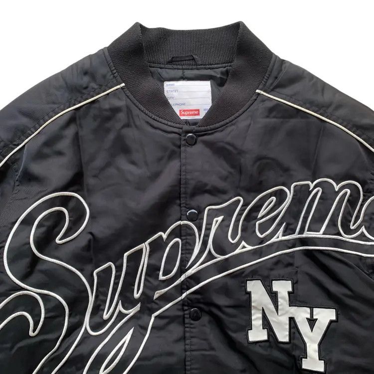 Supreme Supreme FW20 Script Contrast Varsity Jacket Size US XL / EU 56 / 4 - 3 Thumbnail