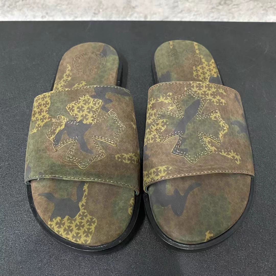 Chrome Hearts Chrome Hearts Camouflage Cross Pattern Slippers Size US 7 / IT 37 - 1 Thumbnail