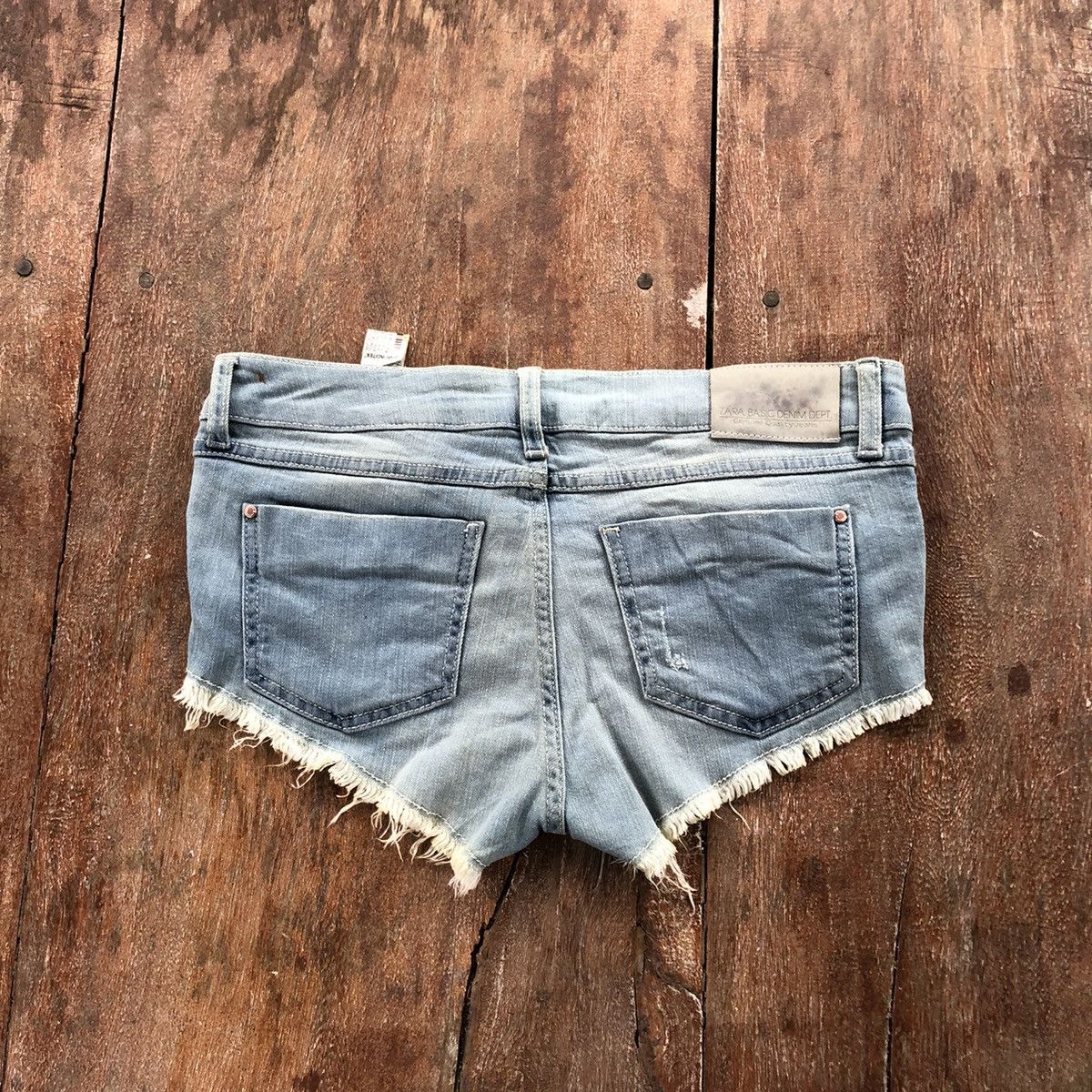 Zara Vintage Zara Z1975 Denim Short Pants Size 31" - 2 Thumbnail