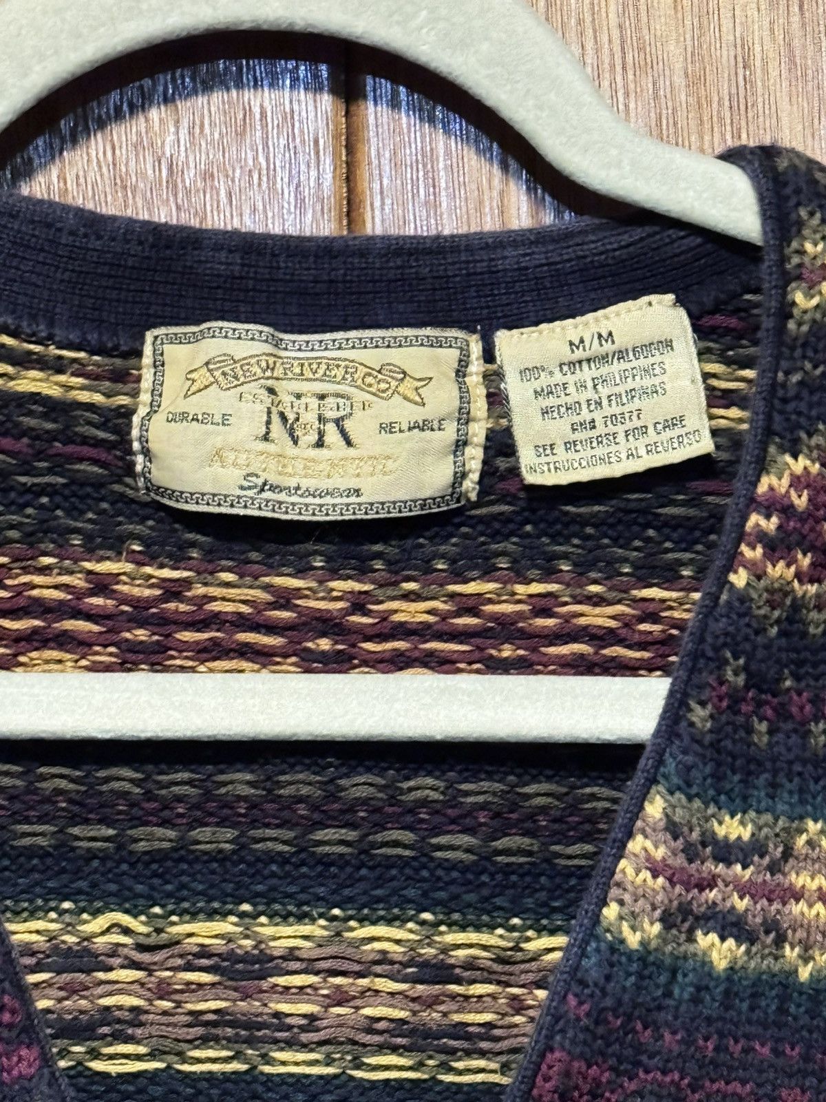 Vintage Vintage vest y2k new river co Size US M / EU 48-50 / 2 - 2 Thumbnail