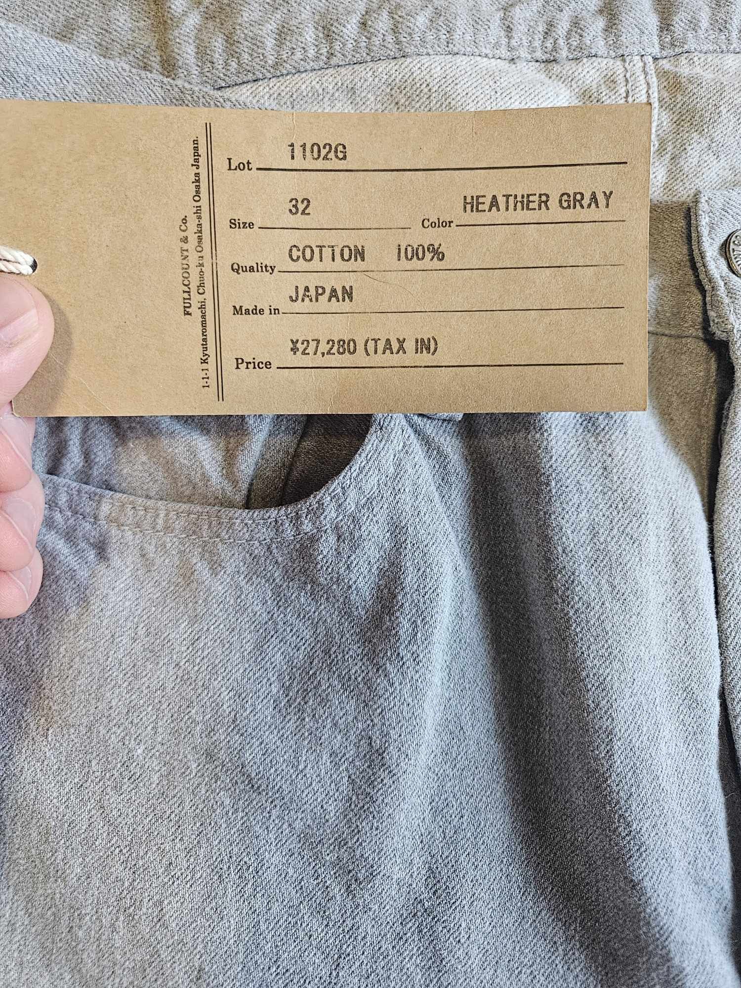 Full Count & Co. 1102G Size US 32 / EU 48 - 2 Thumbnail