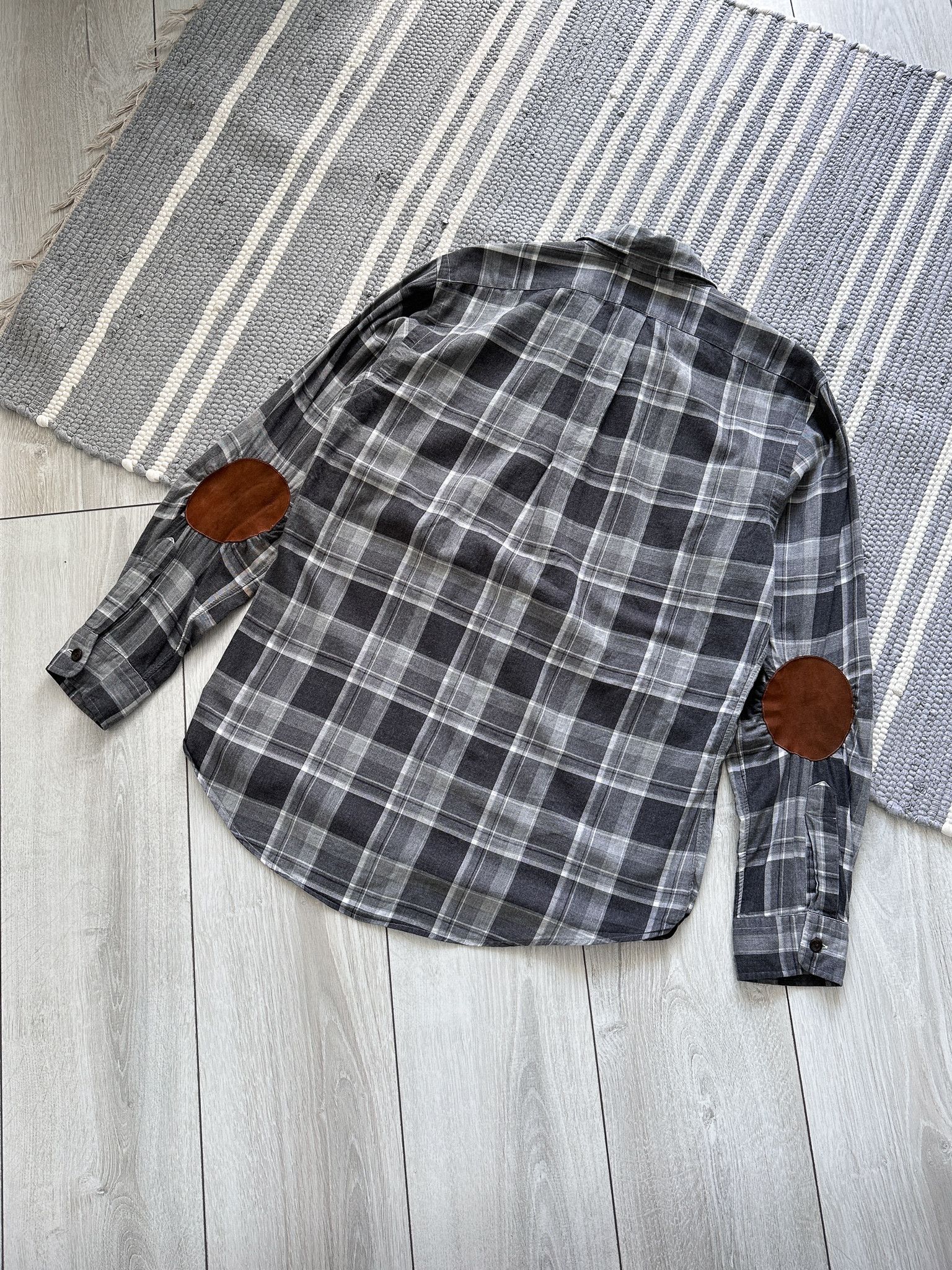 Polo Ralph Lauren Vintage Polo Ralph Lauren Gray Check Shirt Size US M / EU 48-50 / 2 - 2 Thumbnail