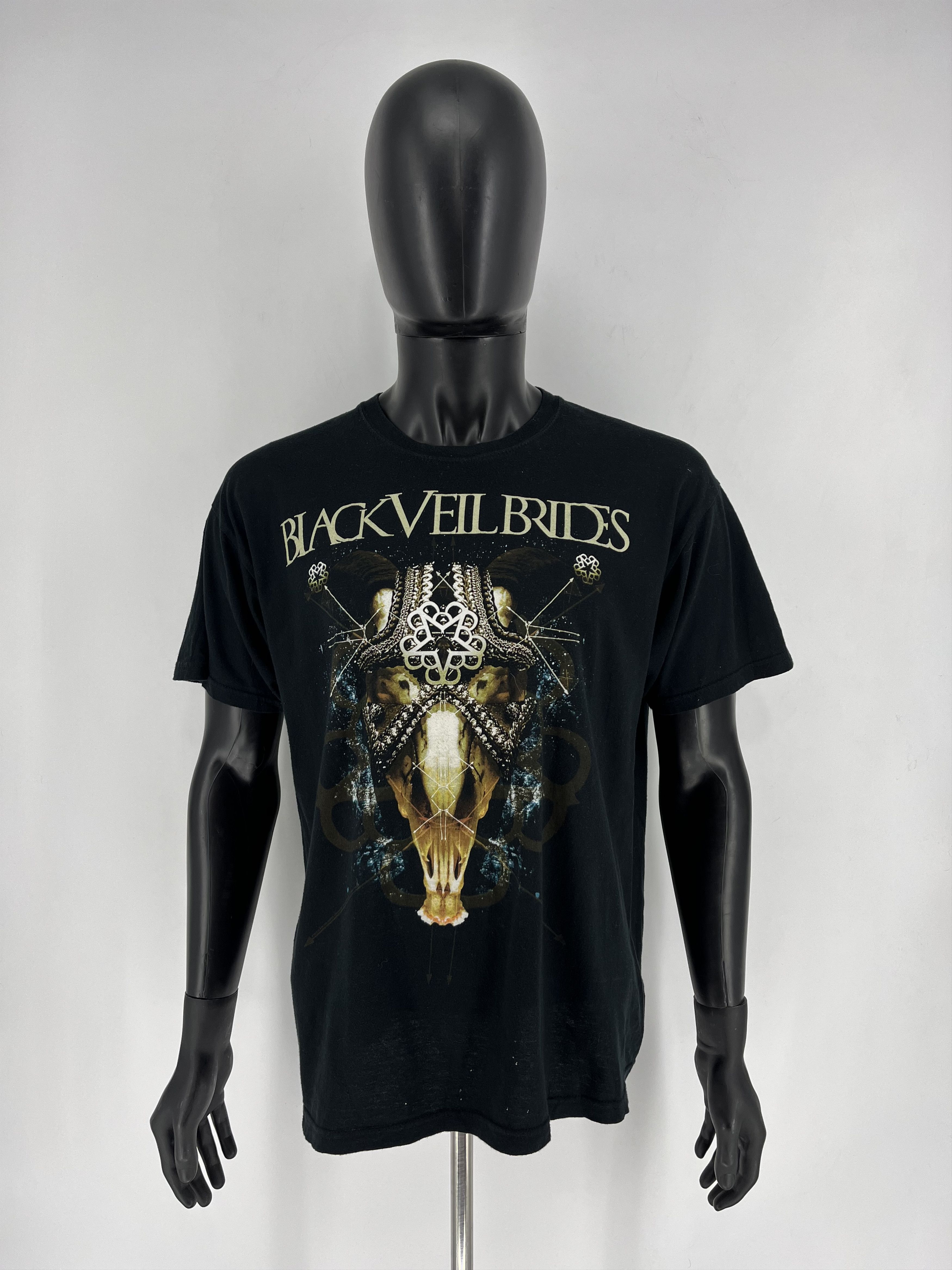Band Tees × Vintage Vintage Y2K Black Veil Brides Band Tee Shirt Merchandise Size US XL / EU 56 / 4 - 2 Thumbnail