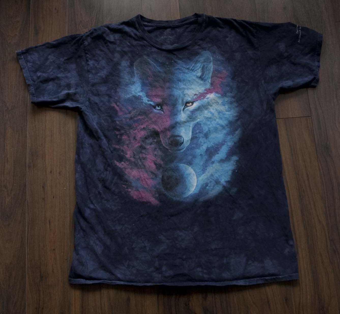 The Mountain The Mountain T Shirt Wolf Tie Dye Size XL Size US XL / EU 56 / 4 - 1 Thumbnail