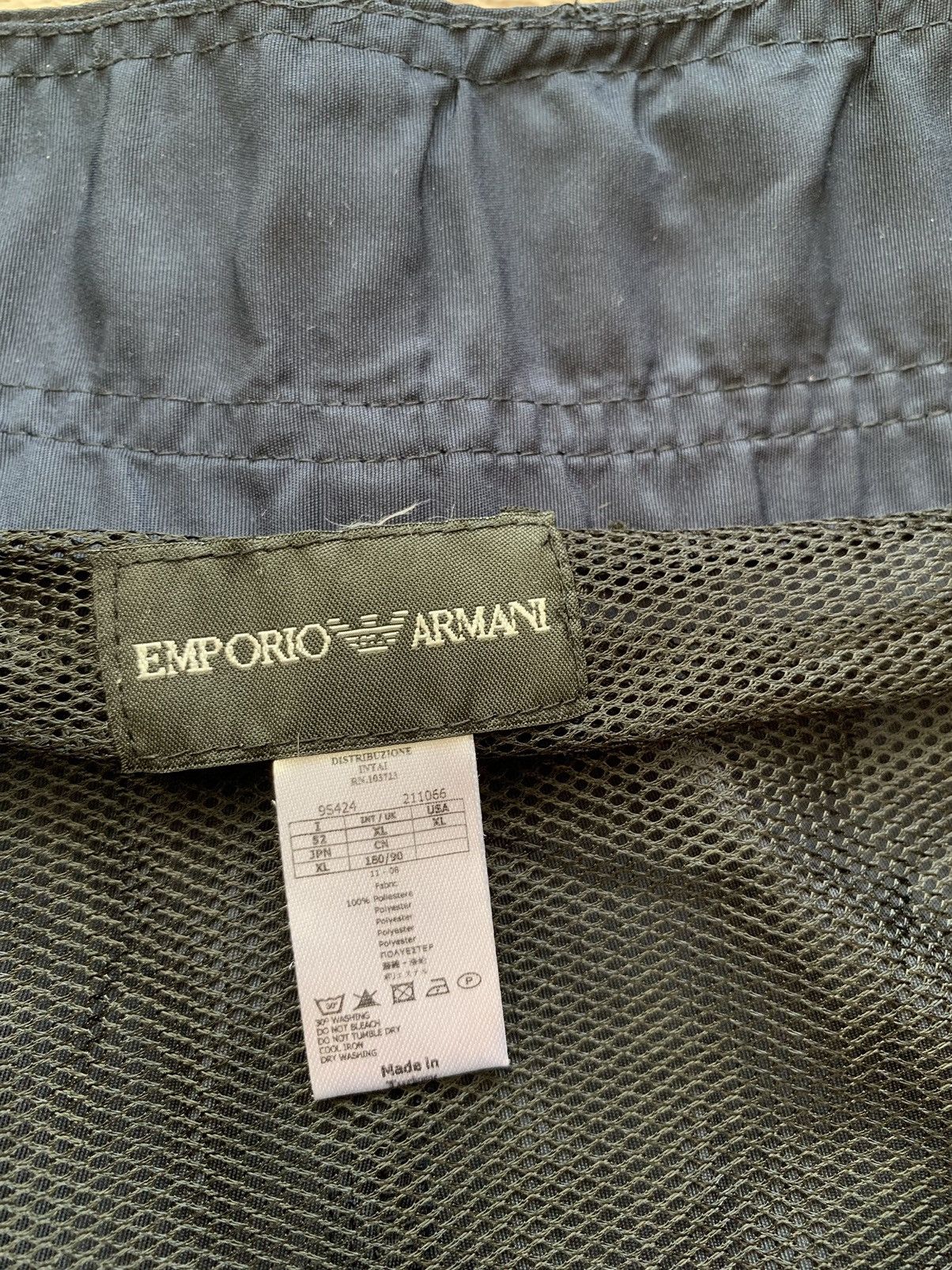 Armani × Vintage Emporio Armani vintage Y2K baggy Shorts Size US 36 / EU 52 - 6 Thumbnail