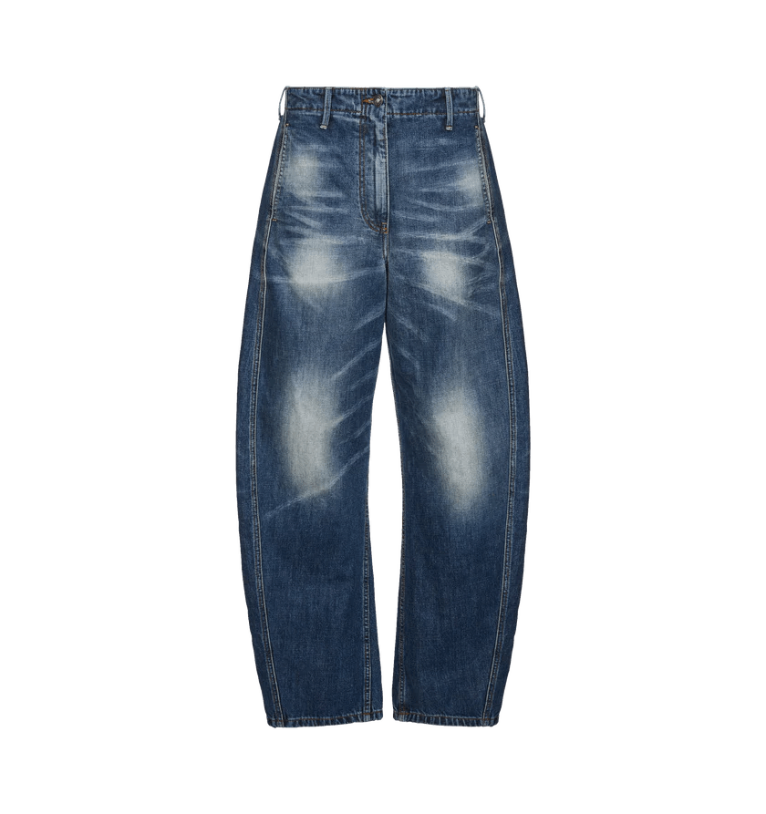 Magda Butrym o1h1sh11225 Denim 03 Pants in Dark Blue Size 26" / US 2 / IT 38 - 1 Thumbnail