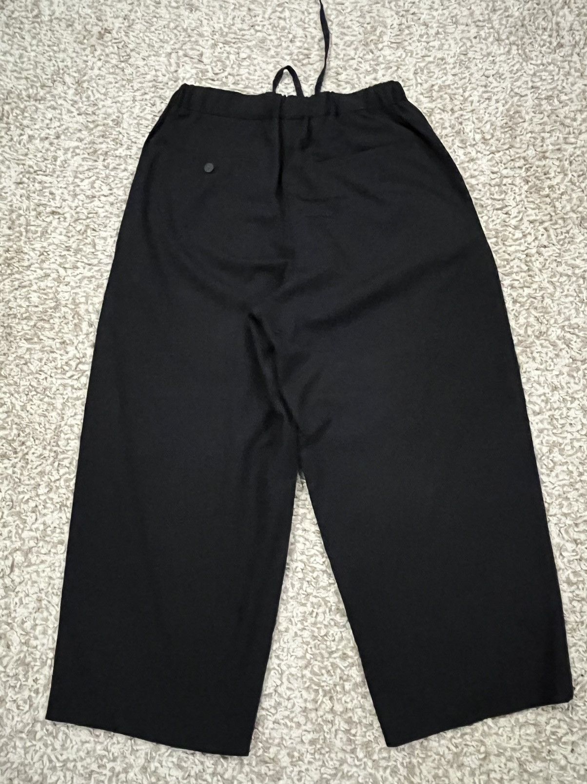 GU × Maison MIHARA YASUHIRO MIHARAYASUHIRO X GU BLACK WIDE BAGGY PANTS Size US 29 - 4 Thumbnail