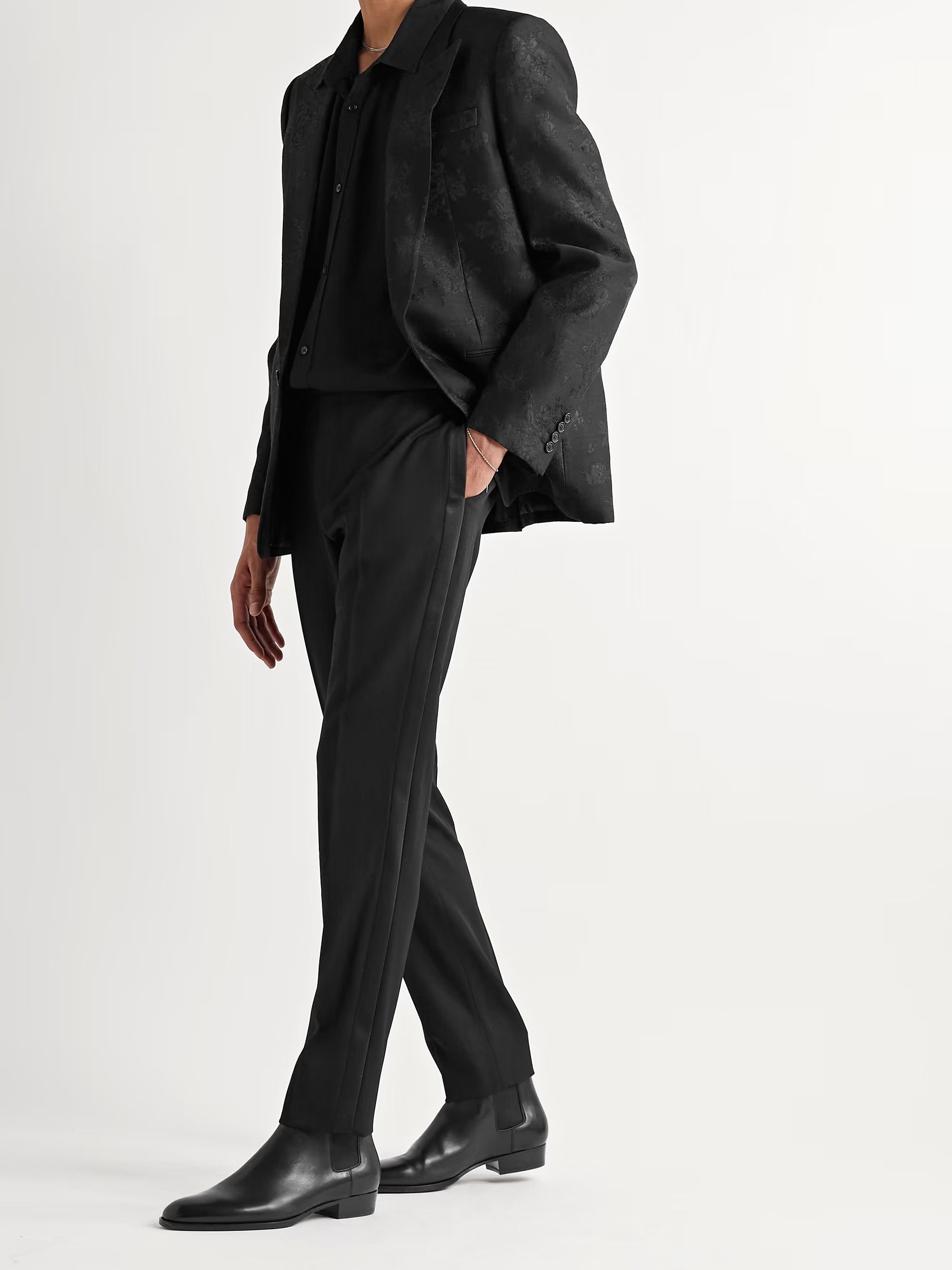 Saint Laurent Paris o1y0325 Casual Pant in Black Size US 38 / EU 54 - 5 Thumbnail