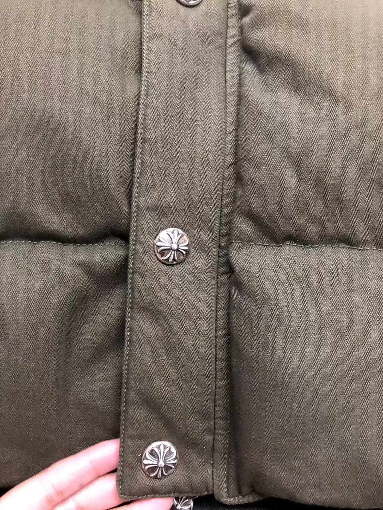 Chrome Hearts Chrome Hearts Green Puffer Down Jacket Size US L / EU 52-54 / 3 - 4 Thumbnail