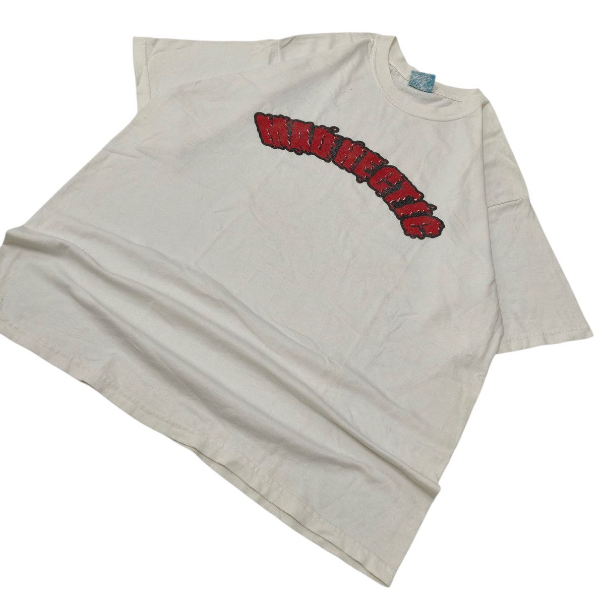 GOODENOUGH Vintage Y2K GOODENOUGH UK x Mad Hectic Melted Arc Logo Tee Size US XL / EU 56 / 4 - 6 Thumbnail