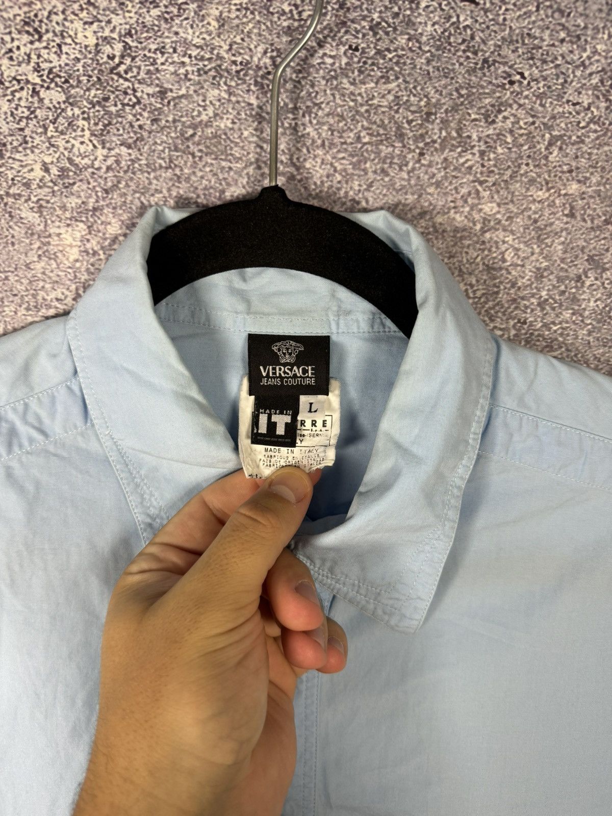 Versace Jeans Couture Vintage Versace Jeans Couture Mettal Logo Krall y2k Size US L / EU 52-54 / 3 - 6 Thumbnail