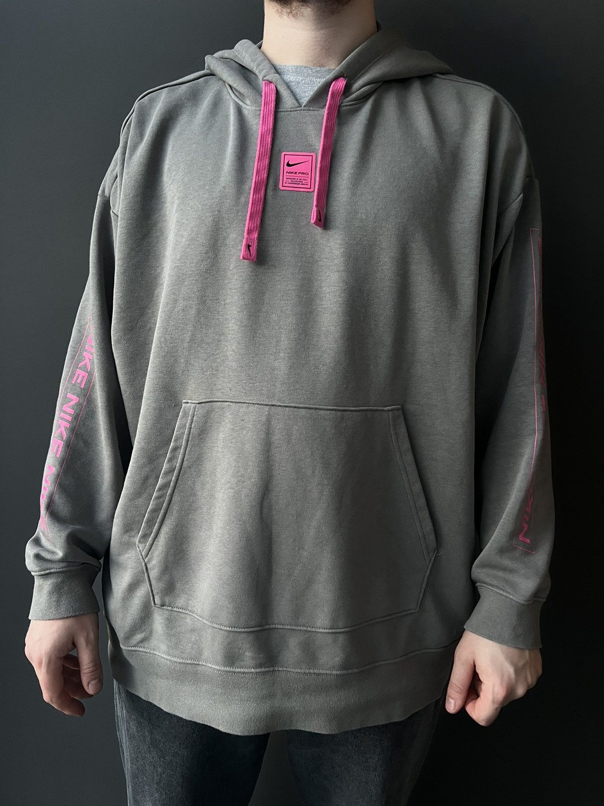 Nike Nike pro dri-FIT get fit felpa XXL, oversized Size US XL / EU 56 / 4 - 2 Thumbnail