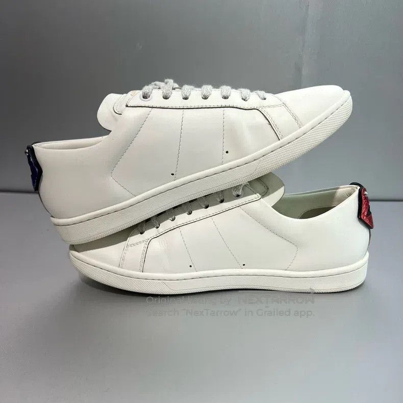 Saint Laurent Paris Saint Laurent Paris White Sneakers Size US 5 / EU 37 - 4 Thumbnail