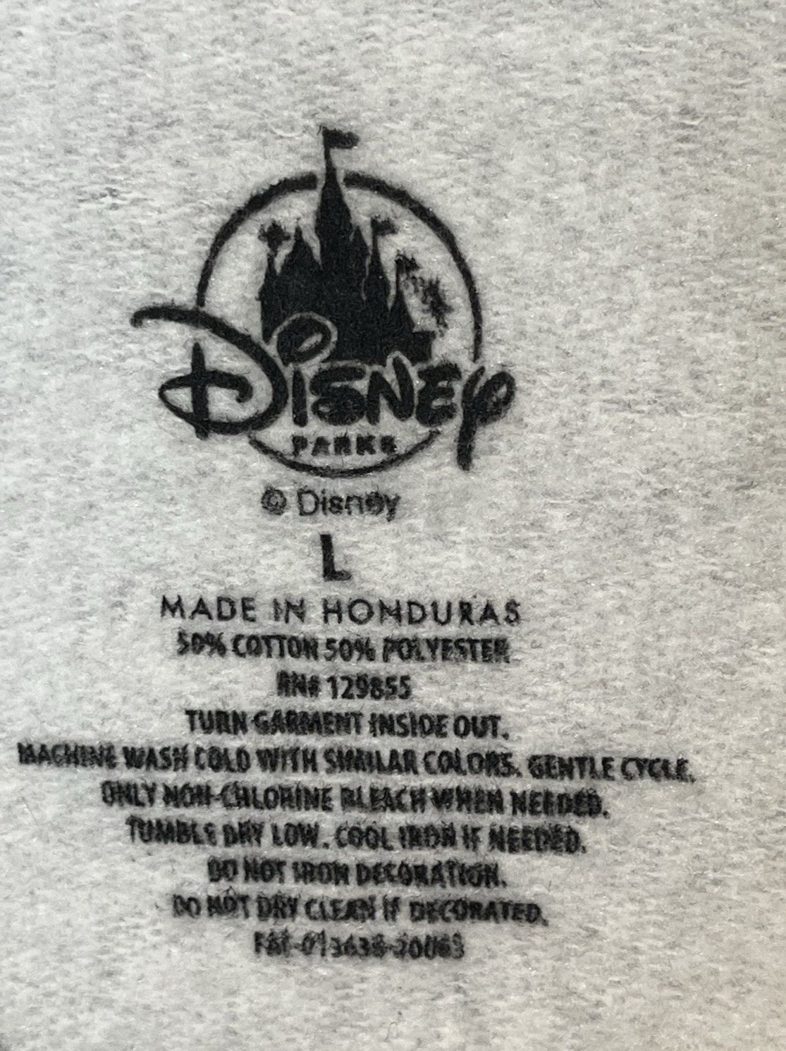 Disney Disney Worlds Mickey Mouse Friends Zip Hoodie Sweatshirt Size US L / EU 52-54 / 3 - 7 Thumbnail
