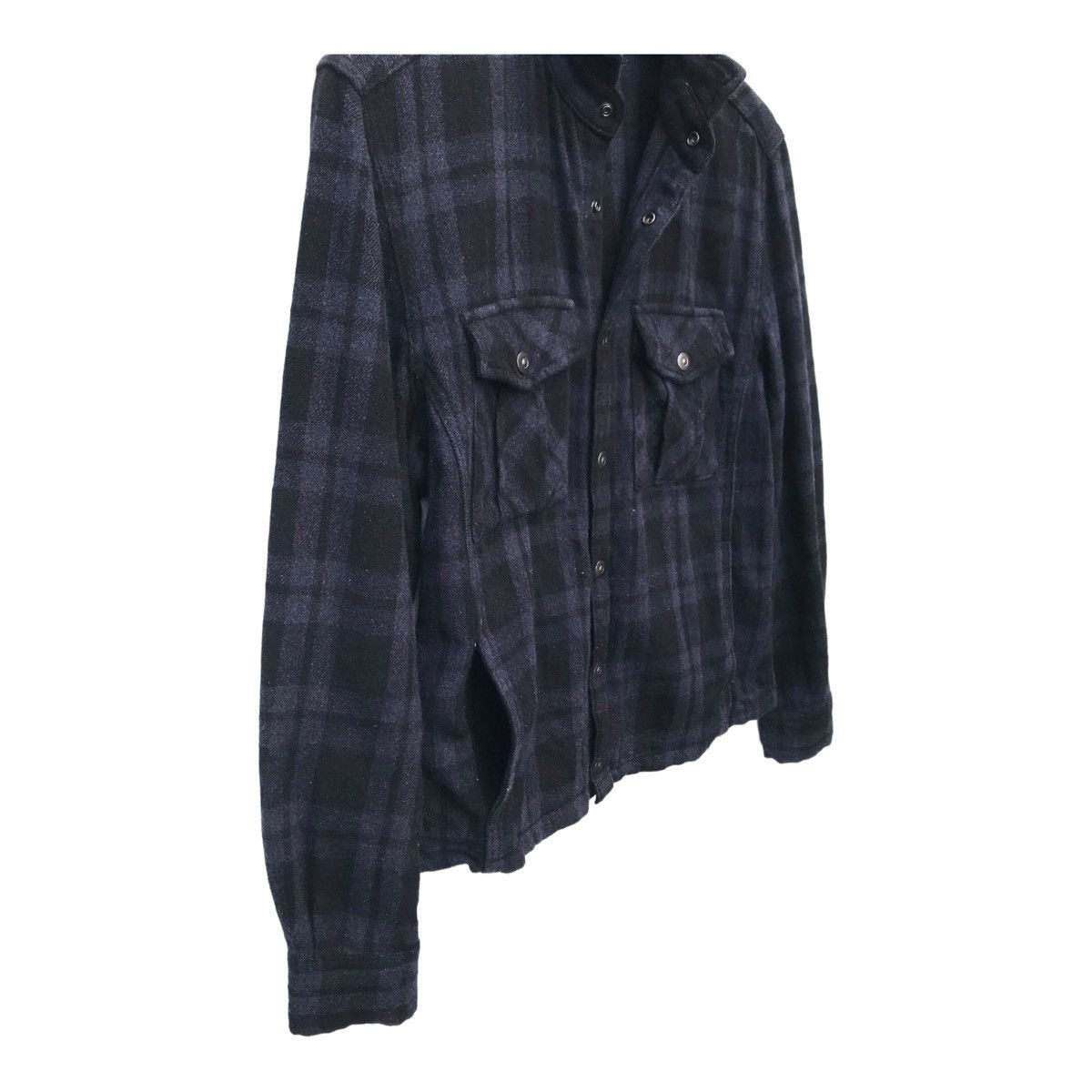 Ego Tripping Ego Tripping Japan Checked Mix Wool Jacket ( 19” X 24” ) Size US S / EU 44-46 / 1 - 4 Thumbnail