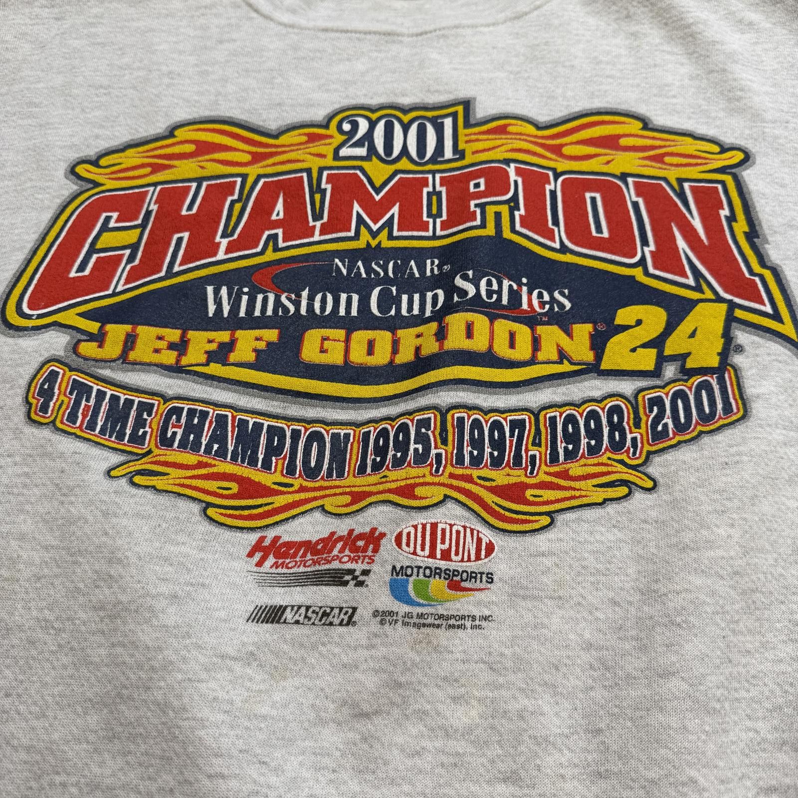 Chase Authentics Vintage 2001 Jeff Gordon NASCAR Winston Cup Sweatshirt Size US XL / EU 56 / 4 - 5 Thumbnail