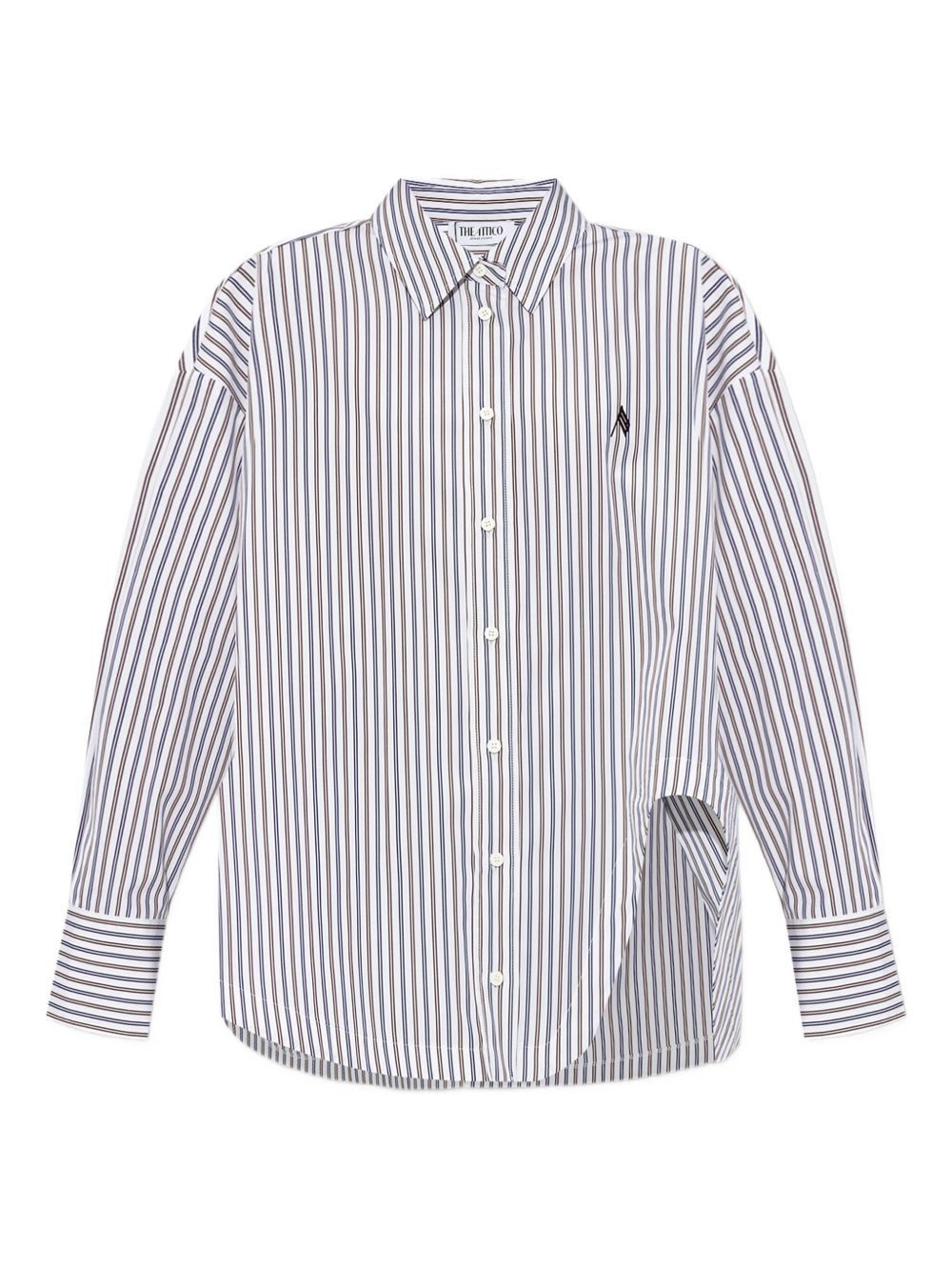 The Attico STRIPED COTTON SHIRT Size S / US 4 / IT 40 - 1 Thumbnail