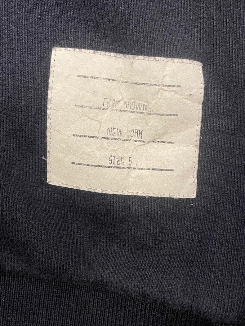 Thom Browne Thom browne Dark blue back colorful stripe round-neck sweat Size US XXL / EU 58 / 5 - 5 Thumbnail
