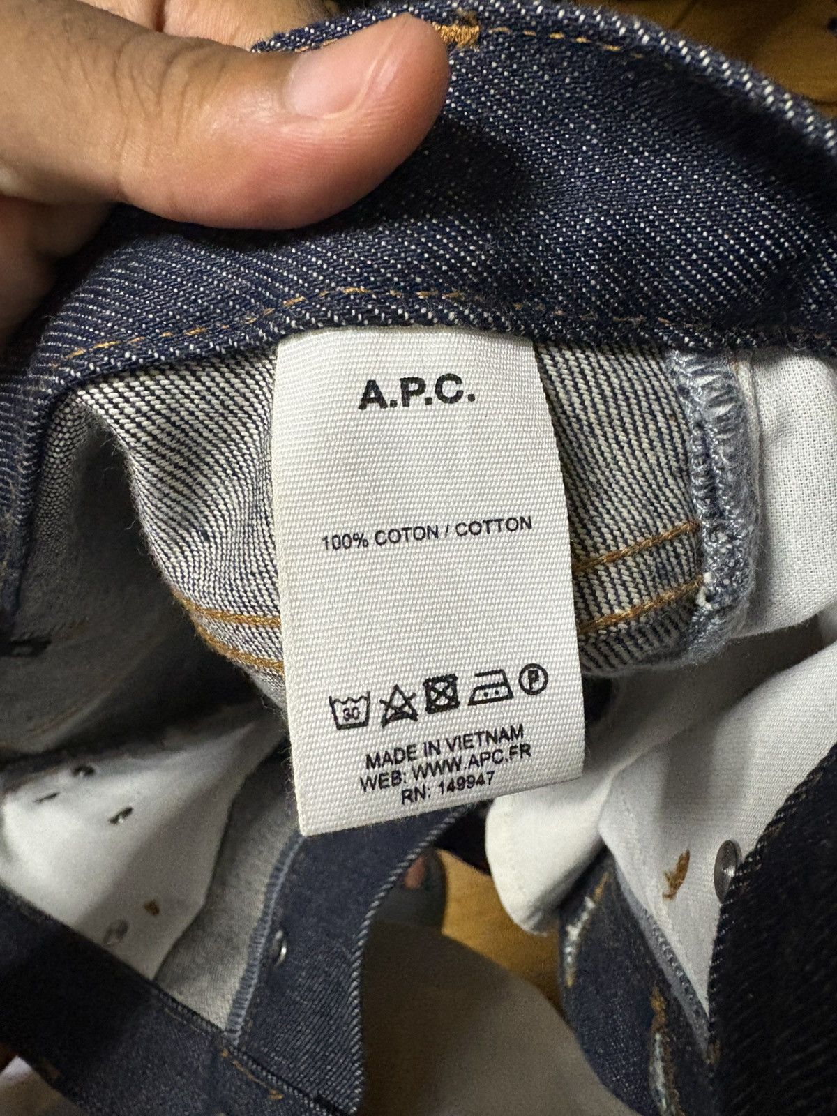 A.P.C. APC Salvage Denim Jeans Size US 28 / EU 44 - 5 Thumbnail