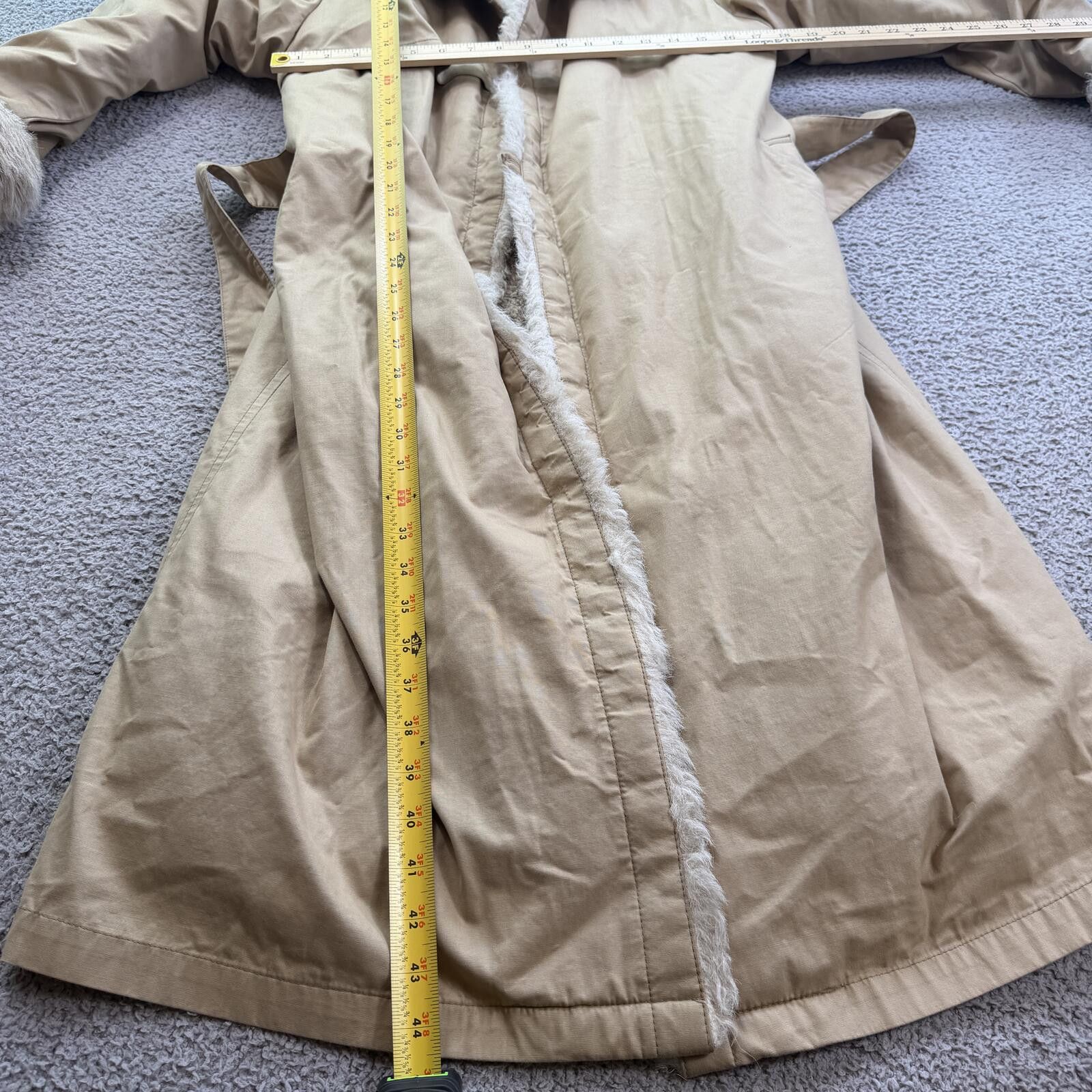 London Fog Vintage London Fog Full Length Lined Belted Trench Coat 8 Size M / US 6-8 / IT 42-44 - 3 Thumbnail